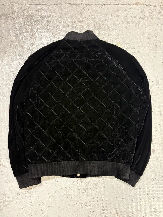 Saint Laurent Paris AW2018 Saint Laurent Black Velvet Quilted Bomber Jacket Size US M / EU 48-50 / 2 - 5 Thumbnail