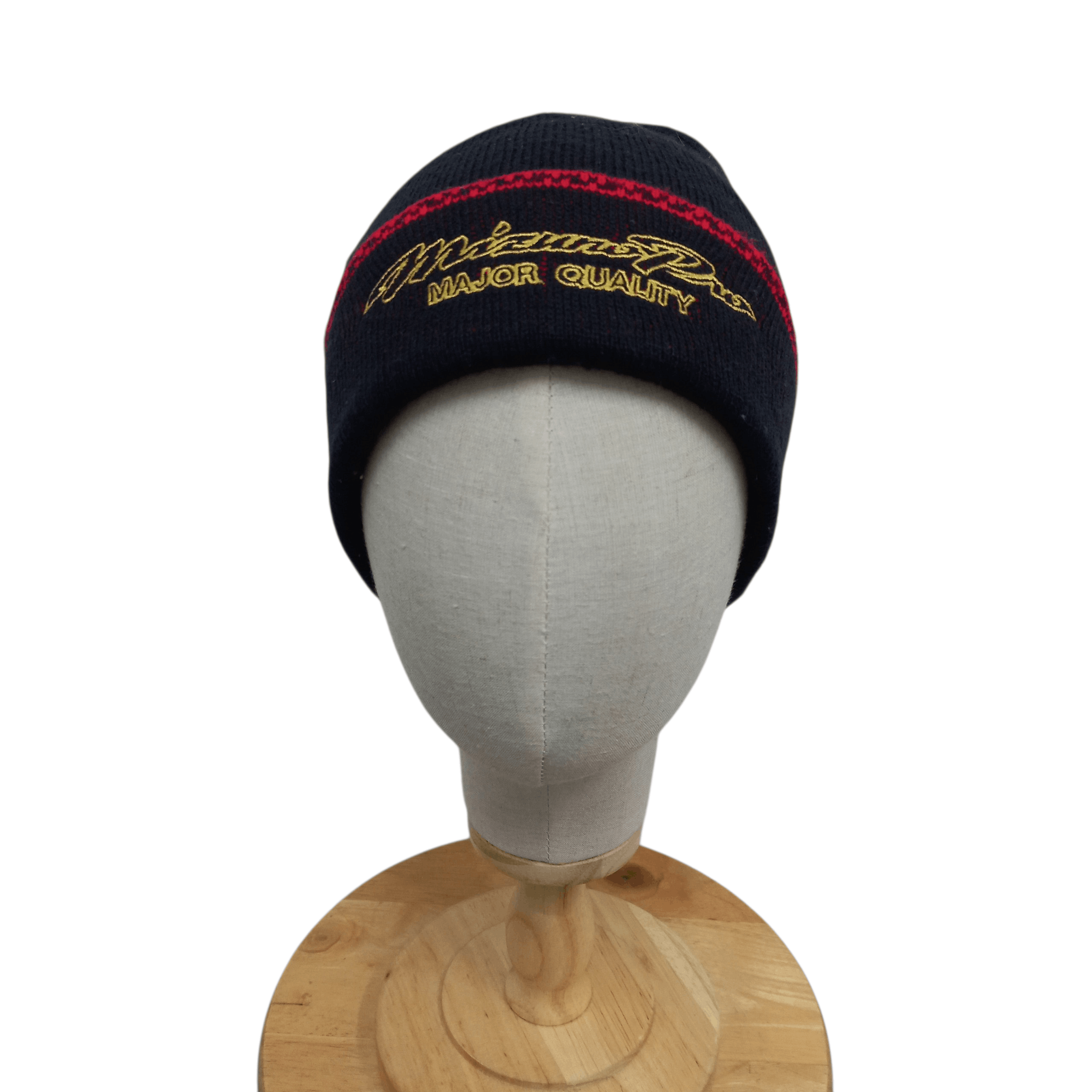 Mizuno Vintage mizunopro by mizuno spellout beanie hat Size ONE SIZE - 1 Thumbnail