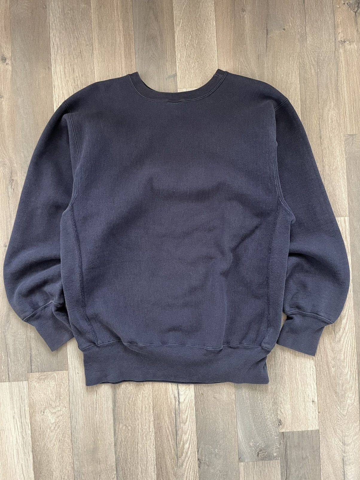 Champion Vintage 80s Champion Reverse Weave Crewneck Deep Navy Size US XL / EU 56 / 4 - 2 Thumbnail