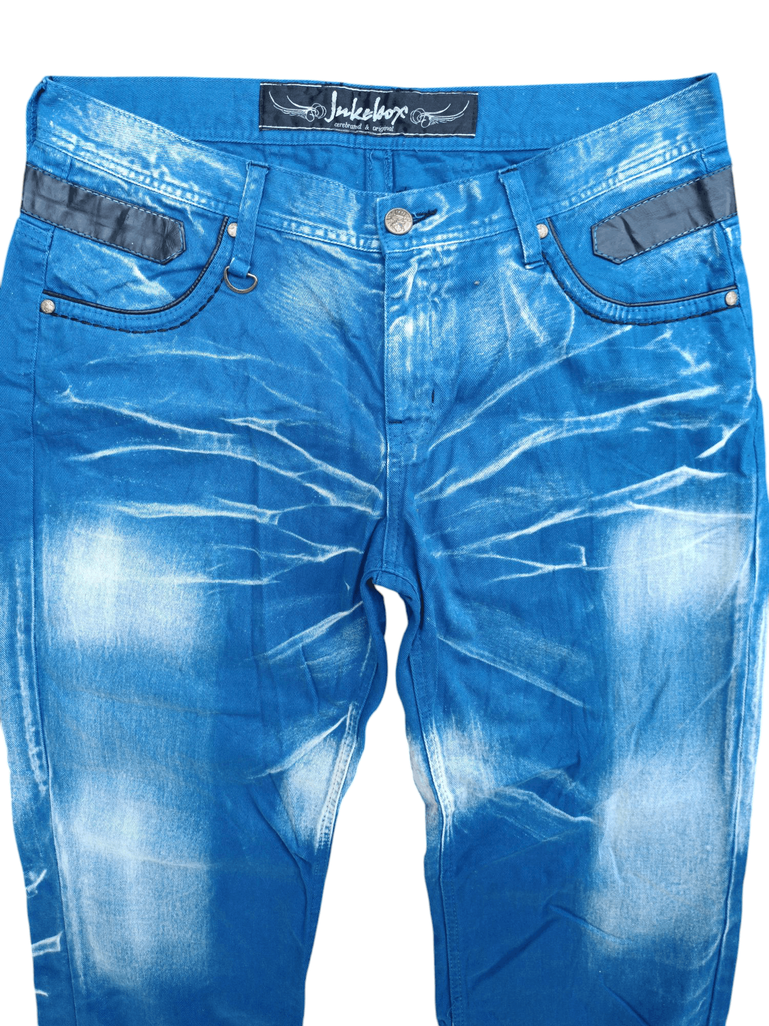 Japanese Brand × Vintage FYEE 🔥 Jukebox Rare Whiskers Denim E242i Size US 34 / EU 50 - 5 Thumbnail