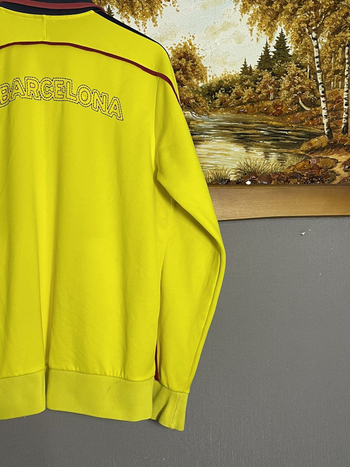 Nike Vintage Nike Barcelona Track Jacket Soccer Jersey Blokecore Size US L / EU 52-54 / 3 - 11 Thumbnail