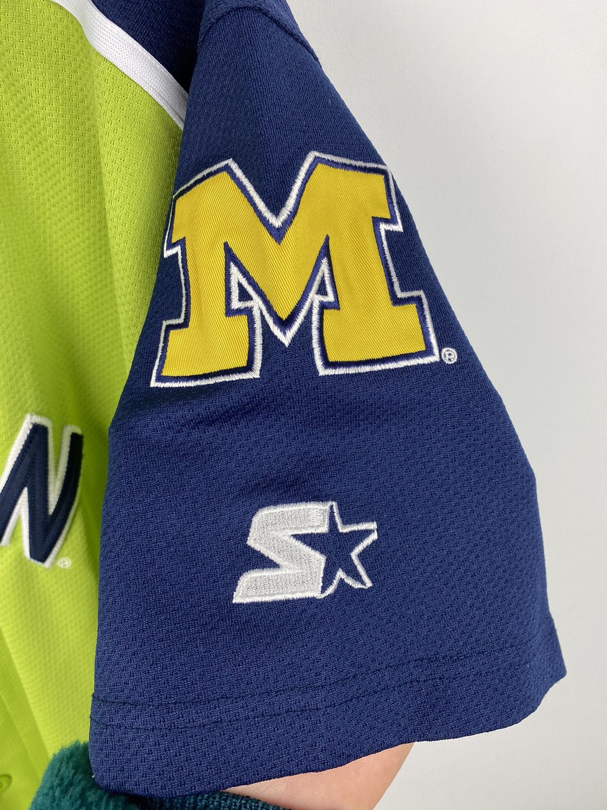 Starter Vintage Michigan Wolverines Starter Jersey Dodgers Mets Size US XL / EU 56 / 4 - 3 Thumbnail