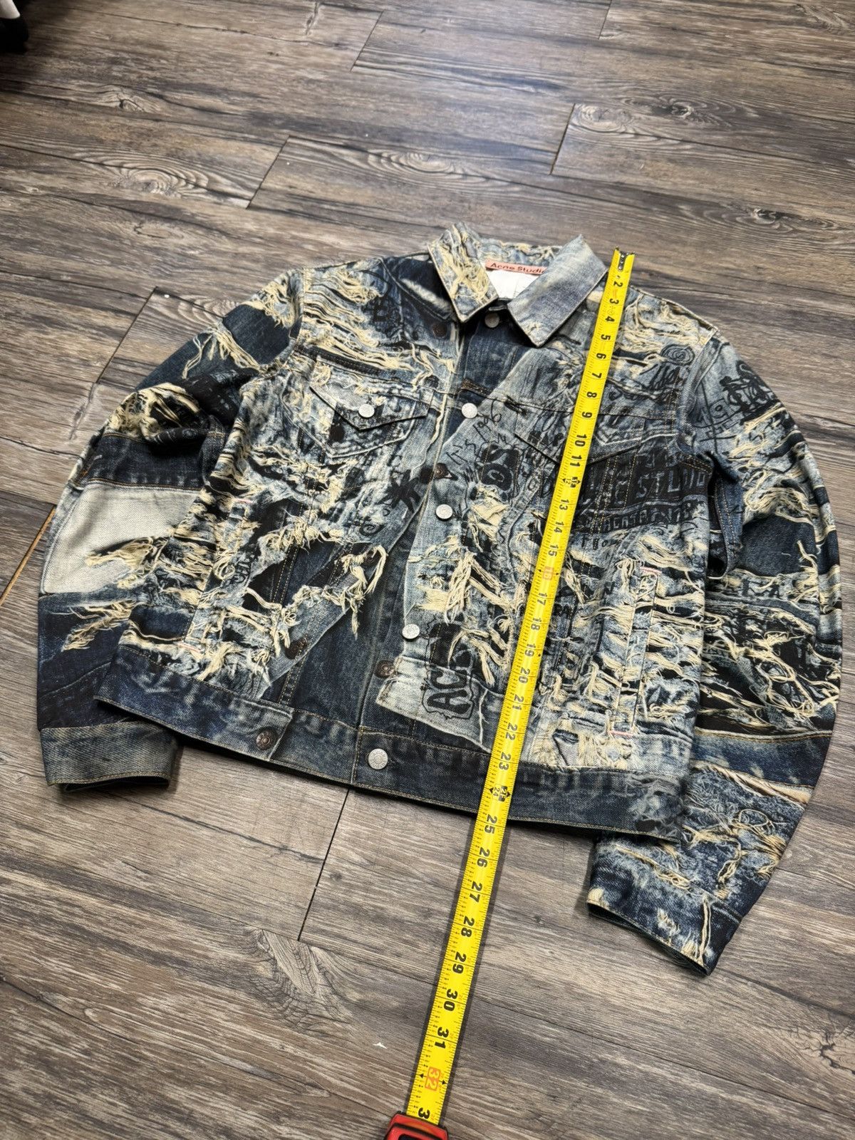 Acne Studios Acne Studios Trompe Torn Scribble Jacket Size US M / EU 48-50 / 2 - 3 Thumbnail