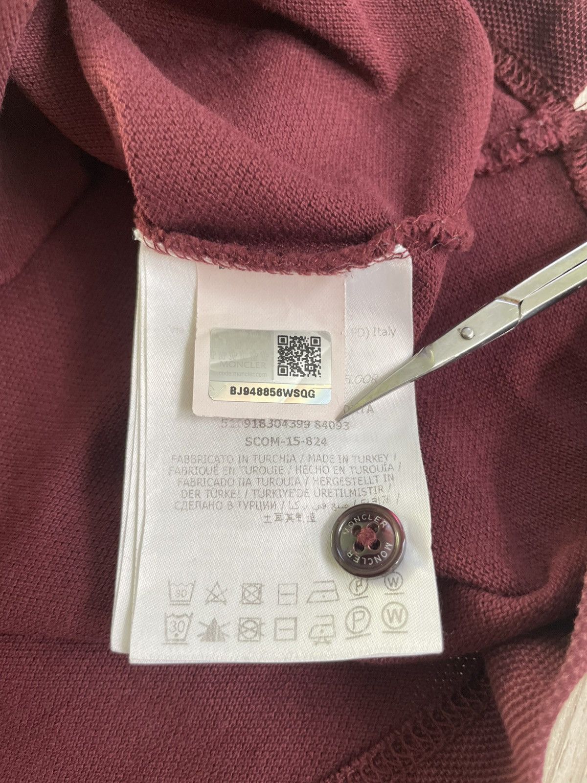 Moncler Moncler Polo Maglia Manica Corta Logo Size US M / EU 48-50 / 2 - 17 Thumbnail