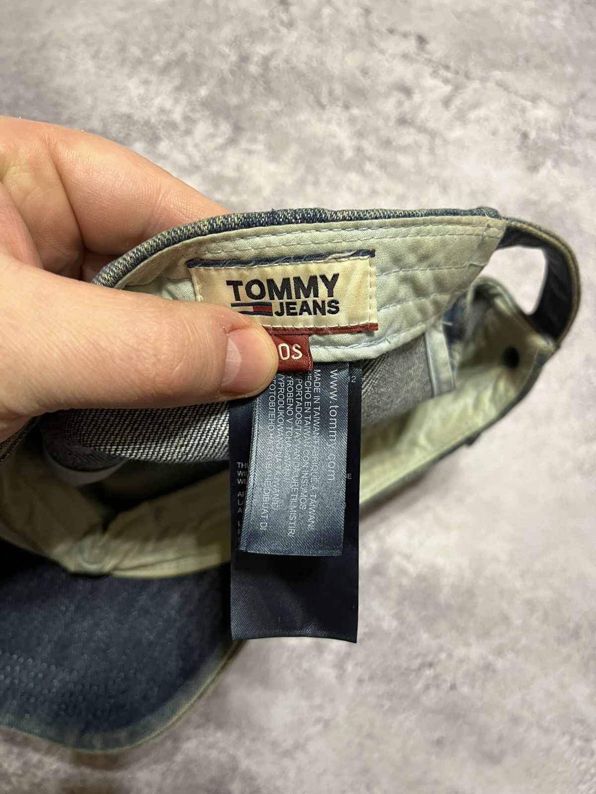 Tommy Hilfiger Tommy Hilfiger vintage denim cap Size ONE SIZE - 5 Thumbnail