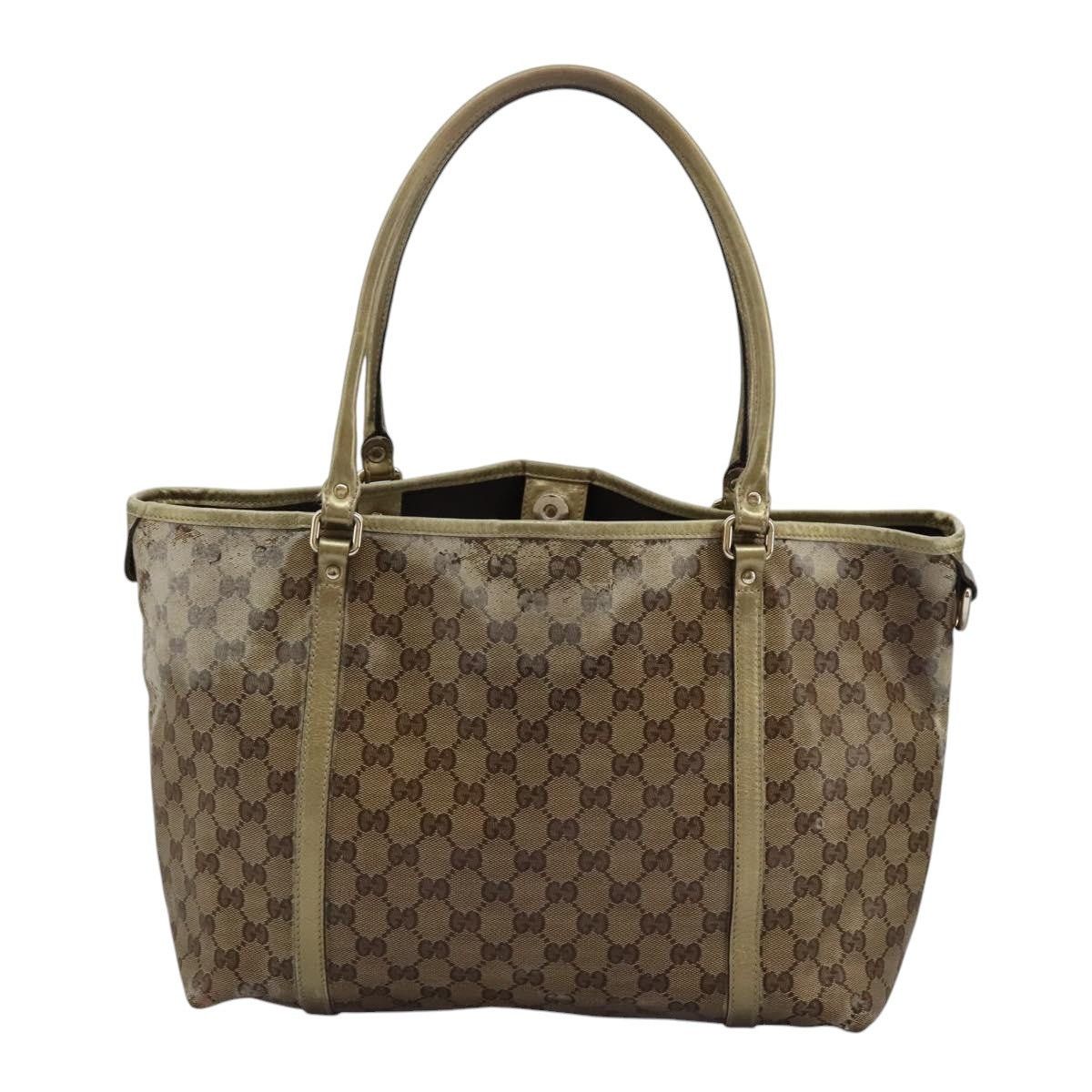 Gucci GUCCI GG Crystal Shoulder Bag Beige Size ONE SIZE - 3 Thumbnail