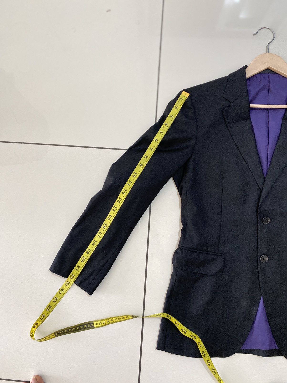 Designer × Loro Piana × Paul Smith Paul Smith X Loro Piana Black Blazer Size 38R - 10 Thumbnail