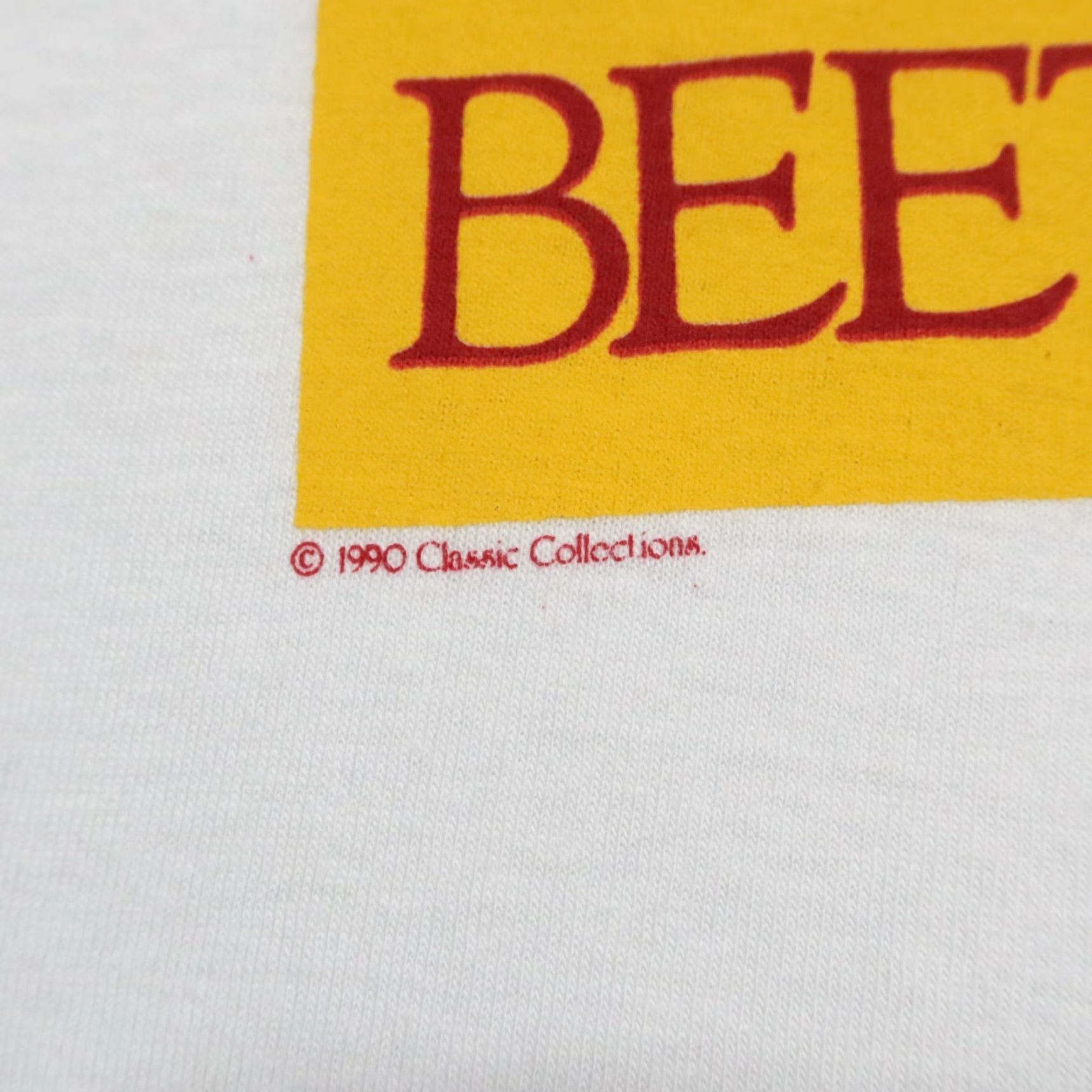 Vintage Vintage Oneita Beethoven Shirt XXL Men White 90s Size US XXL / EU 58 / 5 - 4 Thumbnail