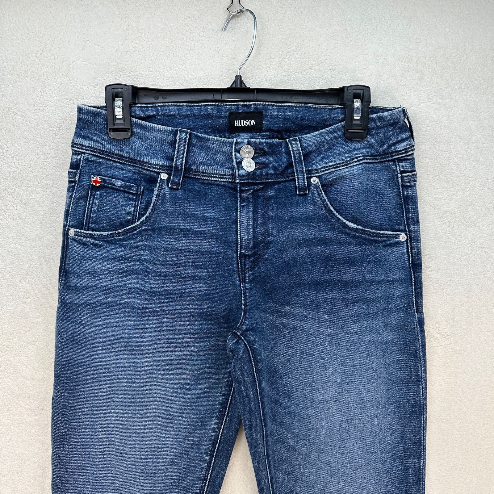Hudson HUDSON WOMEN'S 29 BOOCUT FLARE BOTTOM Y2K MEDIUM WASH Size 29" - 3 Thumbnail