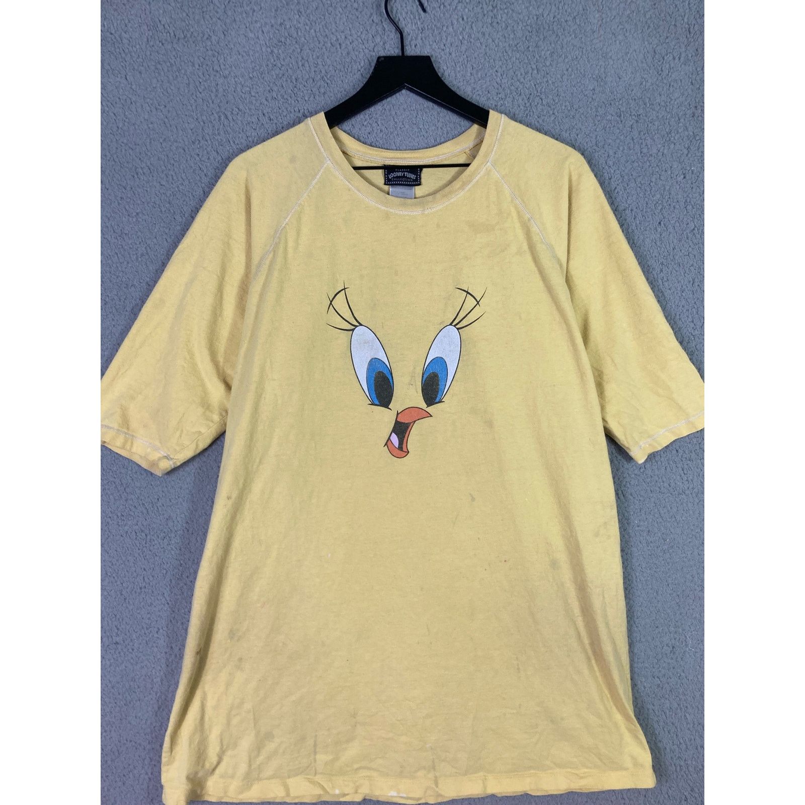 Other Vintage Looney Tunes Tweety Bird Graphic T-Shirt Yellow Size ONE SIZE - 6 Thumbnail