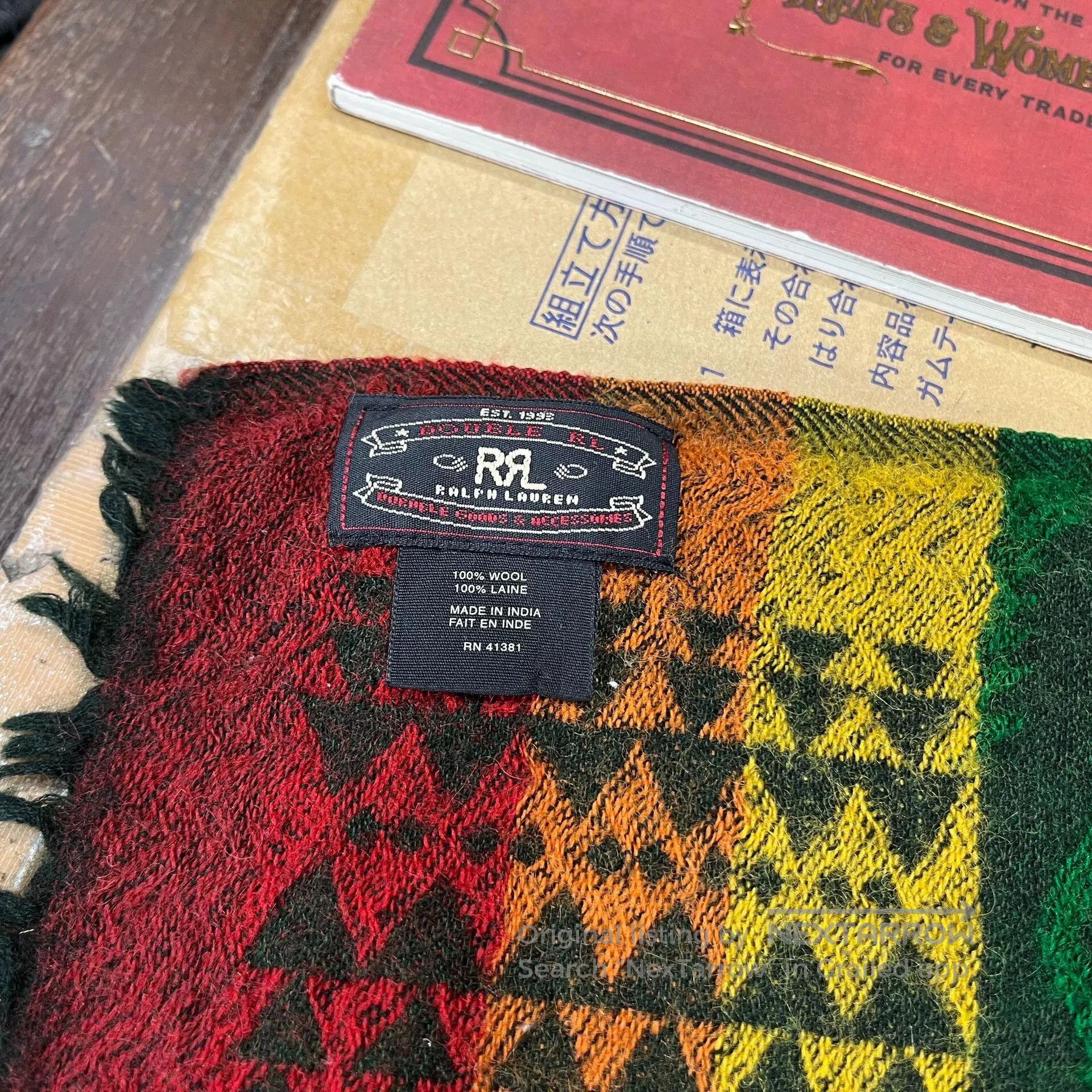 RRL Ralph Lauren RRL Wool Scarf by Ralph Lauren. Size ONE SIZE - 2 Thumbnail