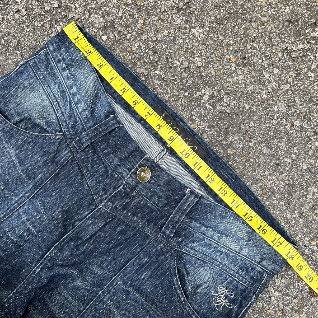 JNCO Crazy Y2K Karl Kani Distressed Faded Jeans Size US 34 / EU 50 - 5 Thumbnail