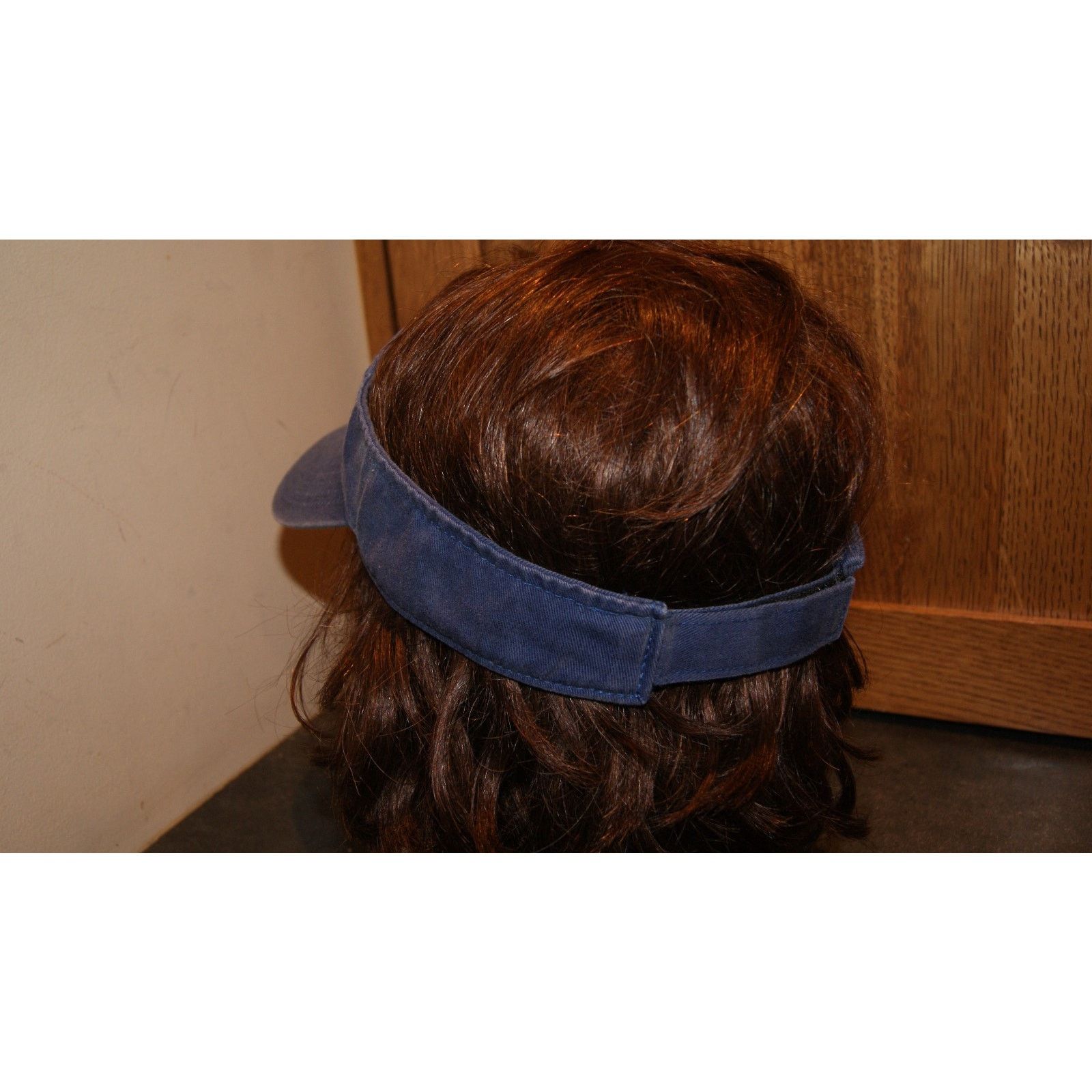 Vintage VTG Chicago Cubs Visor Hat Cap Blue Twins Enterprise OSFA Size ONE SIZE - 4 Thumbnail