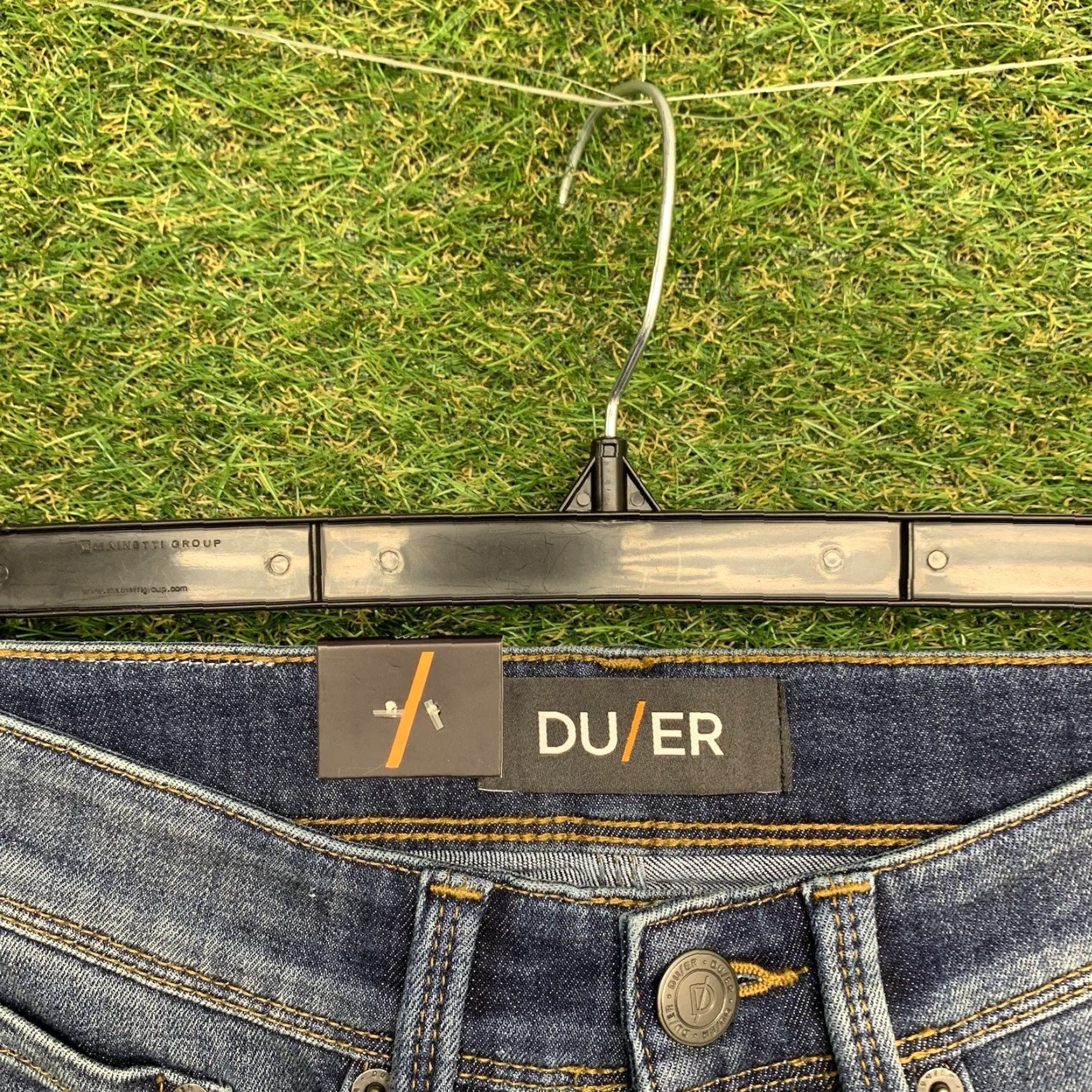 DUER Duer Slim Fit Denim Shorts Mens 28 Blue Casual Biker 90s Stretch Cotton Spandex Size US 28 / EU 44 - 7 Thumbnail