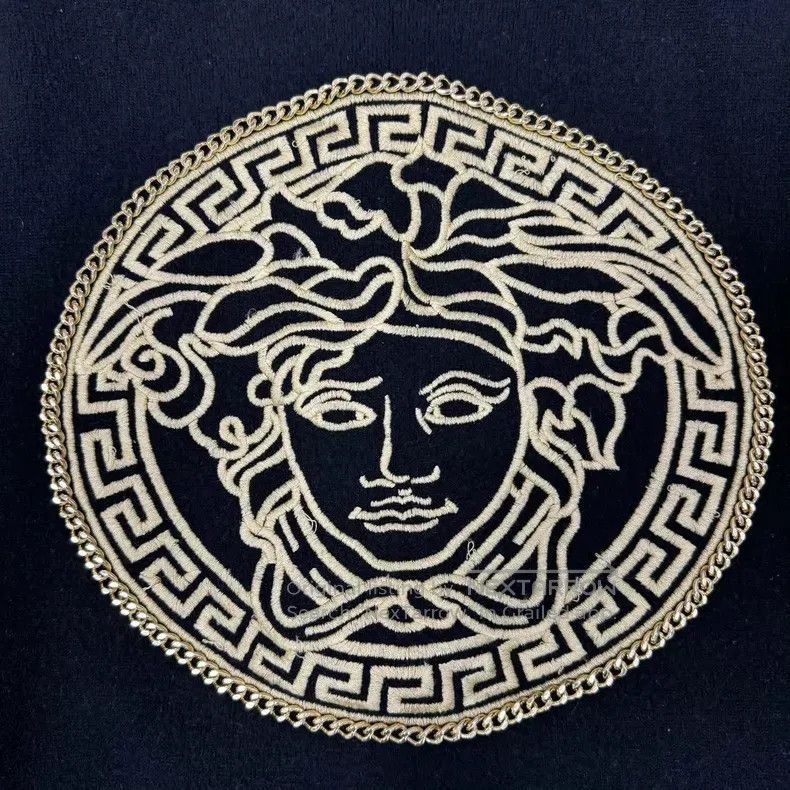 Versace Versace Gold-threaded Medusa figure knitted zip jacket Size US M / EU 48-50 / 2 - 4 Thumbnail