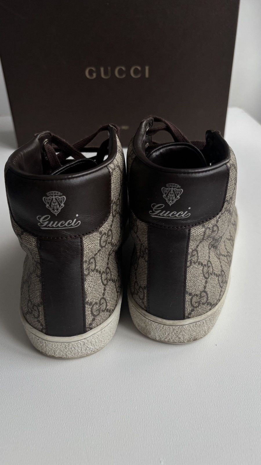 Gucci Gucci Hi Top Sneaker Mens Monogram Rare Boots Size US 7 / EU 40 - 4 Thumbnail