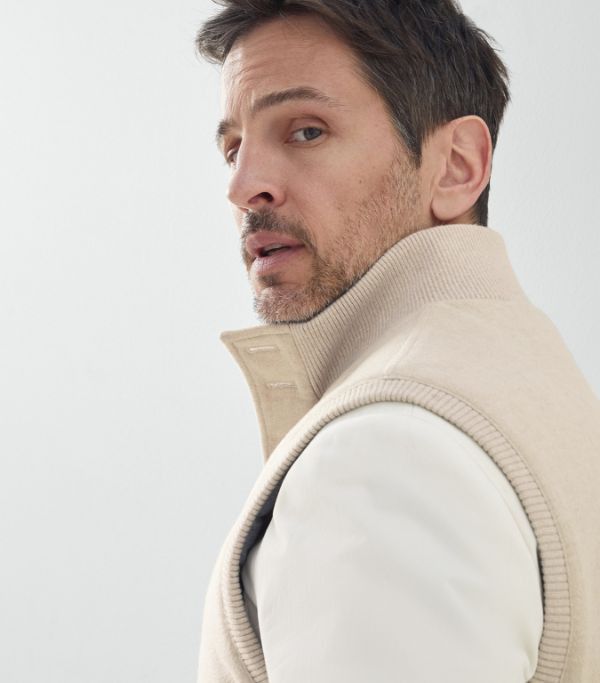 Brunello Cucinelli o1w1db10924 Wr Padded Vest in Light Brown Size US XL / EU 56 / 4 - 5 Thumbnail