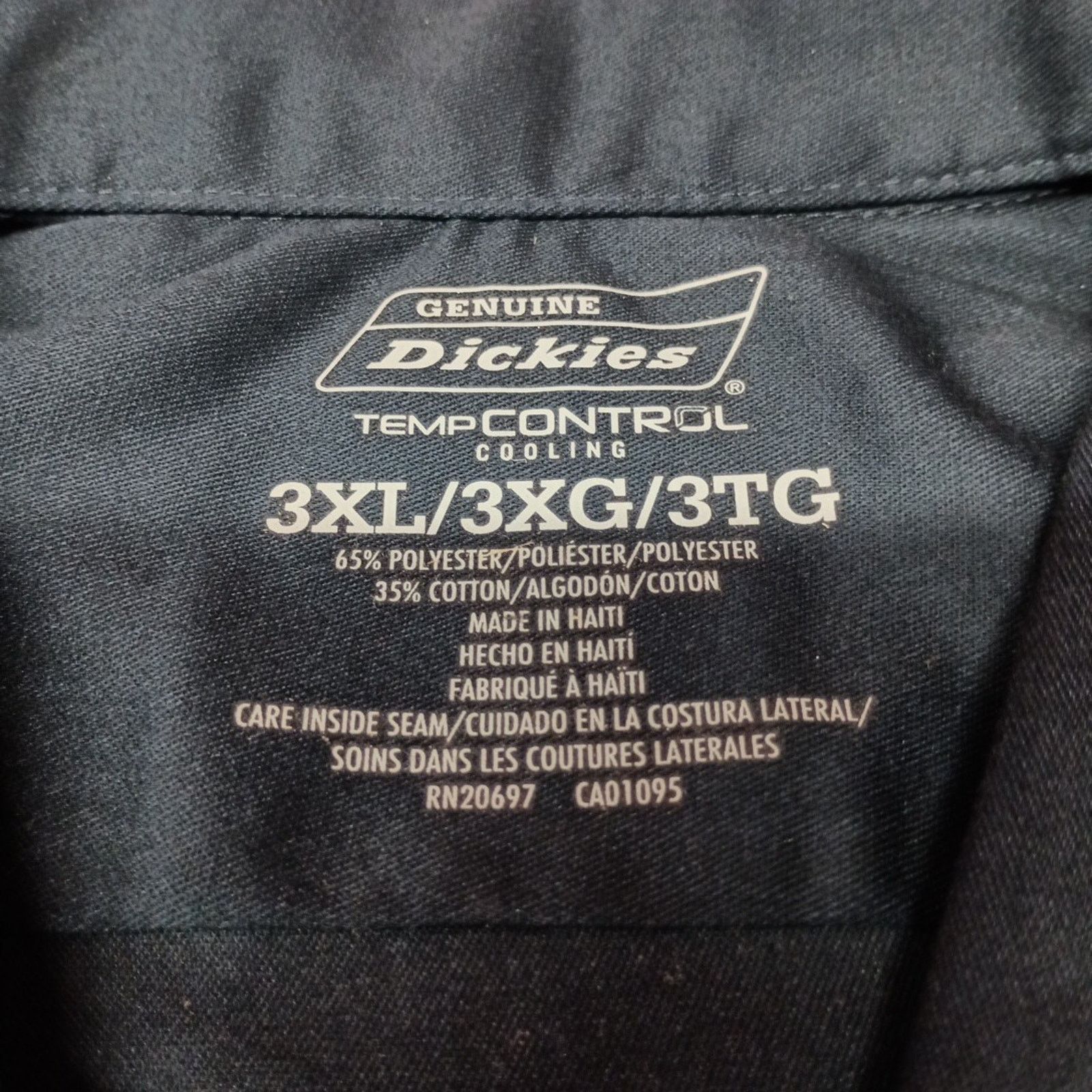 Dickies Dickies Essential Work Shirt Mens Size 3XL Blue Temp Control Size US XXL / EU 58 / 5 - 4 Thumbnail