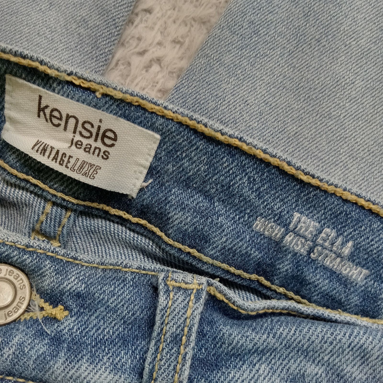 & Other Stories Kensie Jeans The Ella 30X27 Vintage Luxe High Rise Straight Size 30" / US 8 / IT 44 - 5 Thumbnail