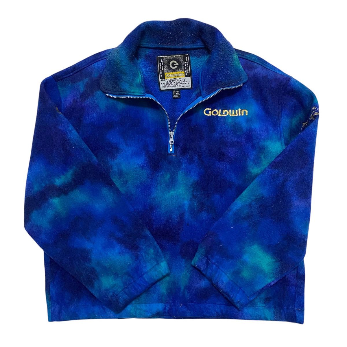 Goldwin × Japanese Brand × Vintage ☀️Nice design Goldwin fleece half zipper jacket Size US M / EU 48-50 / 2 - 4 Thumbnail
