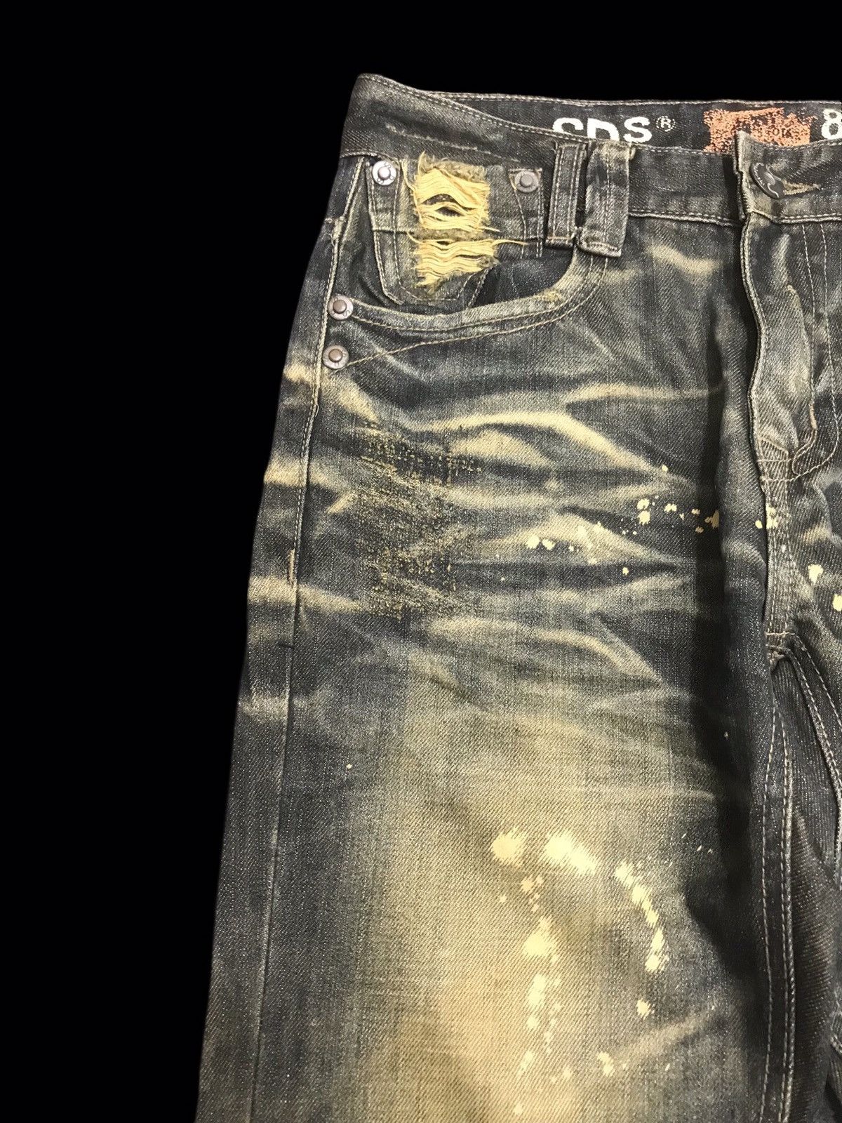 Seditionaries 💥DENIM ART💥SDS SEDITIONARIES ART DISTRESSED DENIM F264 Size US 30 / EU 46 - 4 Thumbnail