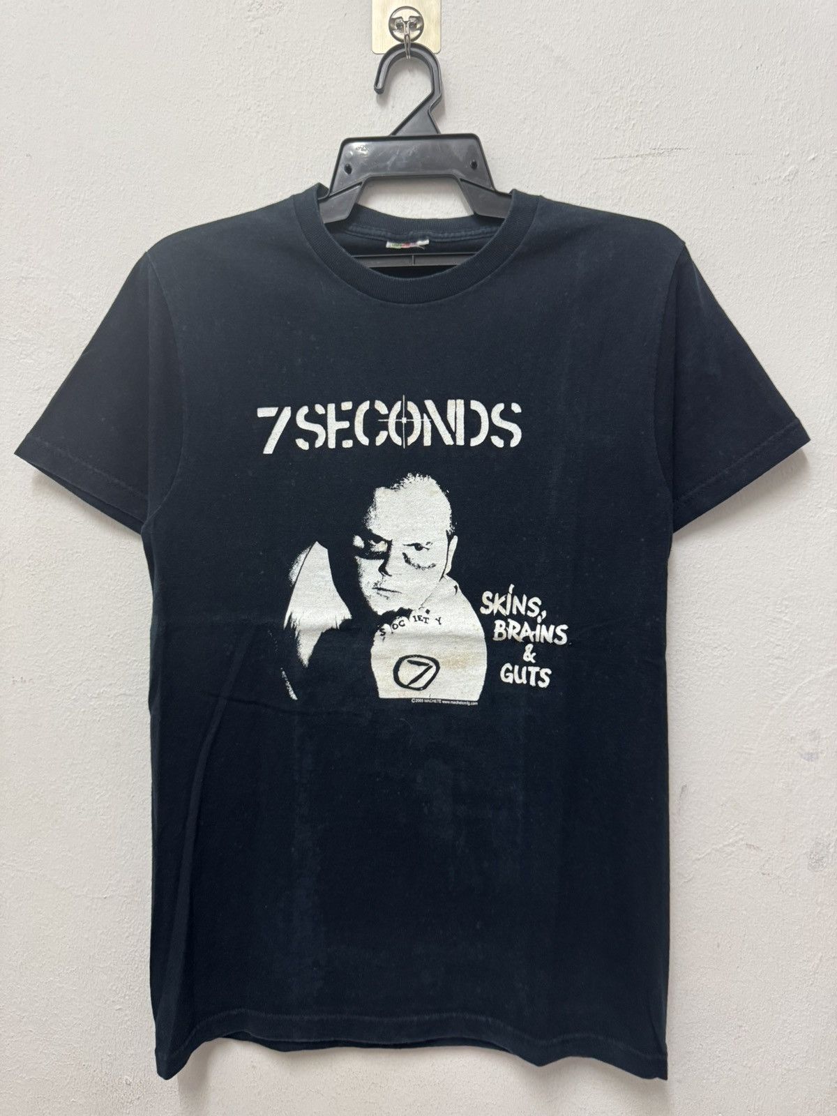 Band Tees × Vintage Vintage 00’s 7 Seconds Skins Brains And Guts Band Tee Size US S / EU 44-46 / 1 - 1 Thumbnail