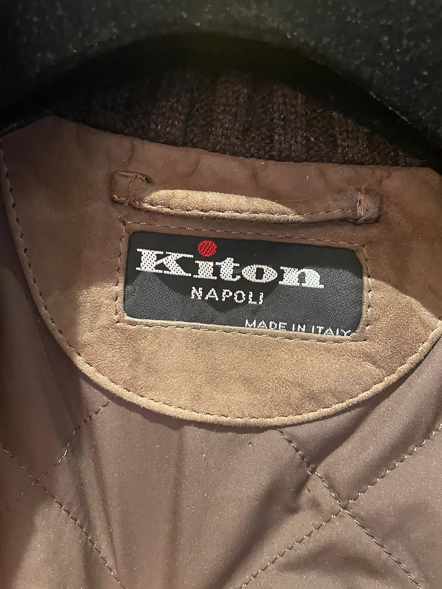 Kiton CASHMERE GOOSE DOWN JACKET WITH RACCOON DOG FUR Size US L / EU 52-54 / 3 - 3 Thumbnail