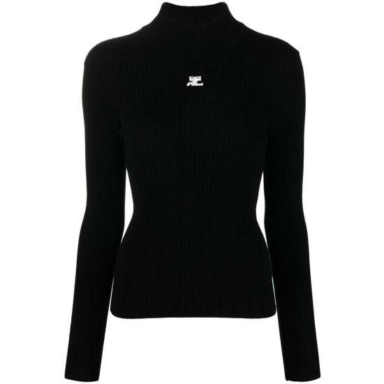 Courreges COURREGES Women Jackets PERMPU022FI 0001 9999 BLACK Size S / US 4 / IT 40 - 1 Thumbnail