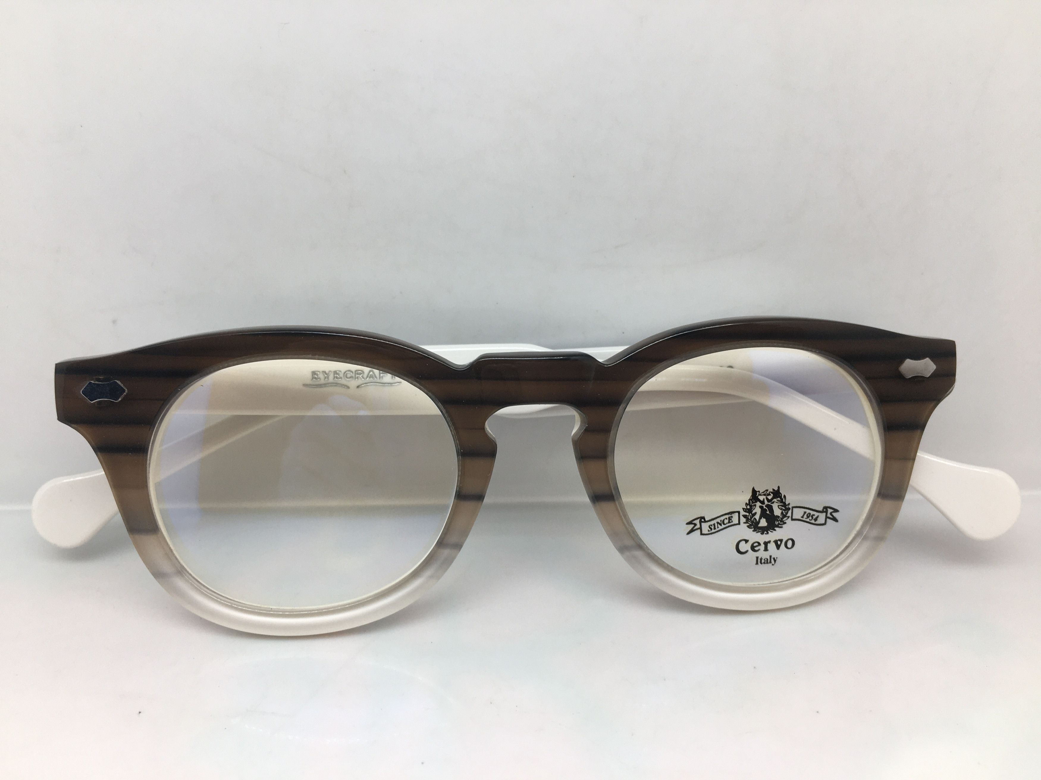 Other EYECRAFT 3016B Brown GREAT GATSBY Eyeglasses Frame Size ONE SIZE - 6 Thumbnail