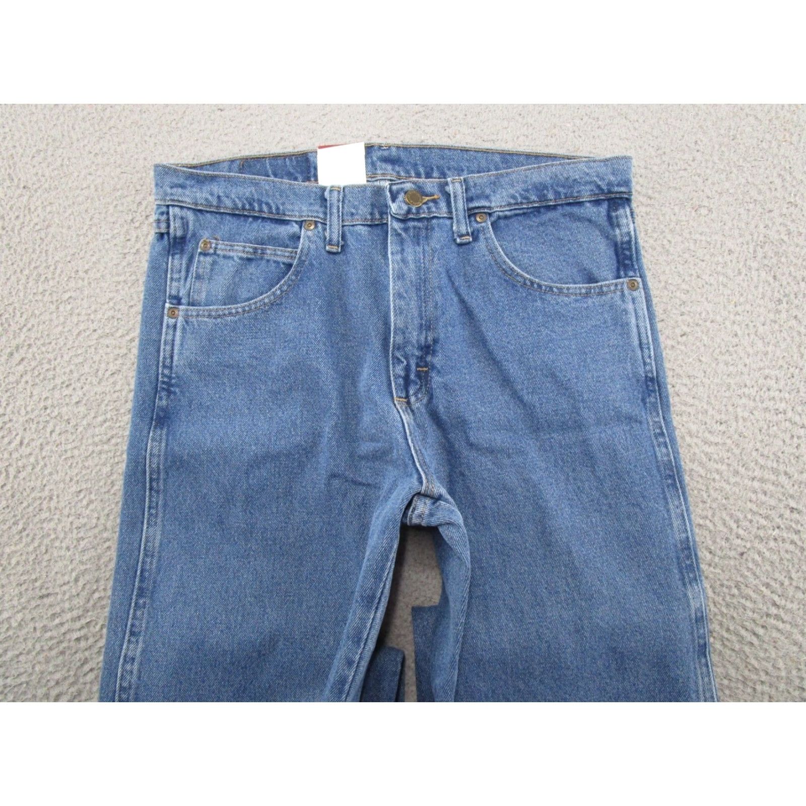 Wrangler VINTAGE Wrangler Blue Ridge Jeans Mens 32x36 Relaxed Fit Blue Denim Straight Leg NEW NWT Size US 32 / EU 48 - 7 Thumbnail