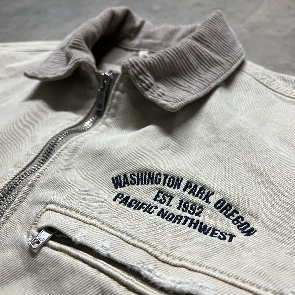 Abercrombie & Fitch × Carhartt × Dickies Abercrombie & Fitch Distressed Cropped Detroit Work Jacket Size US XS / EU 42 / 0 - 5 Thumbnail