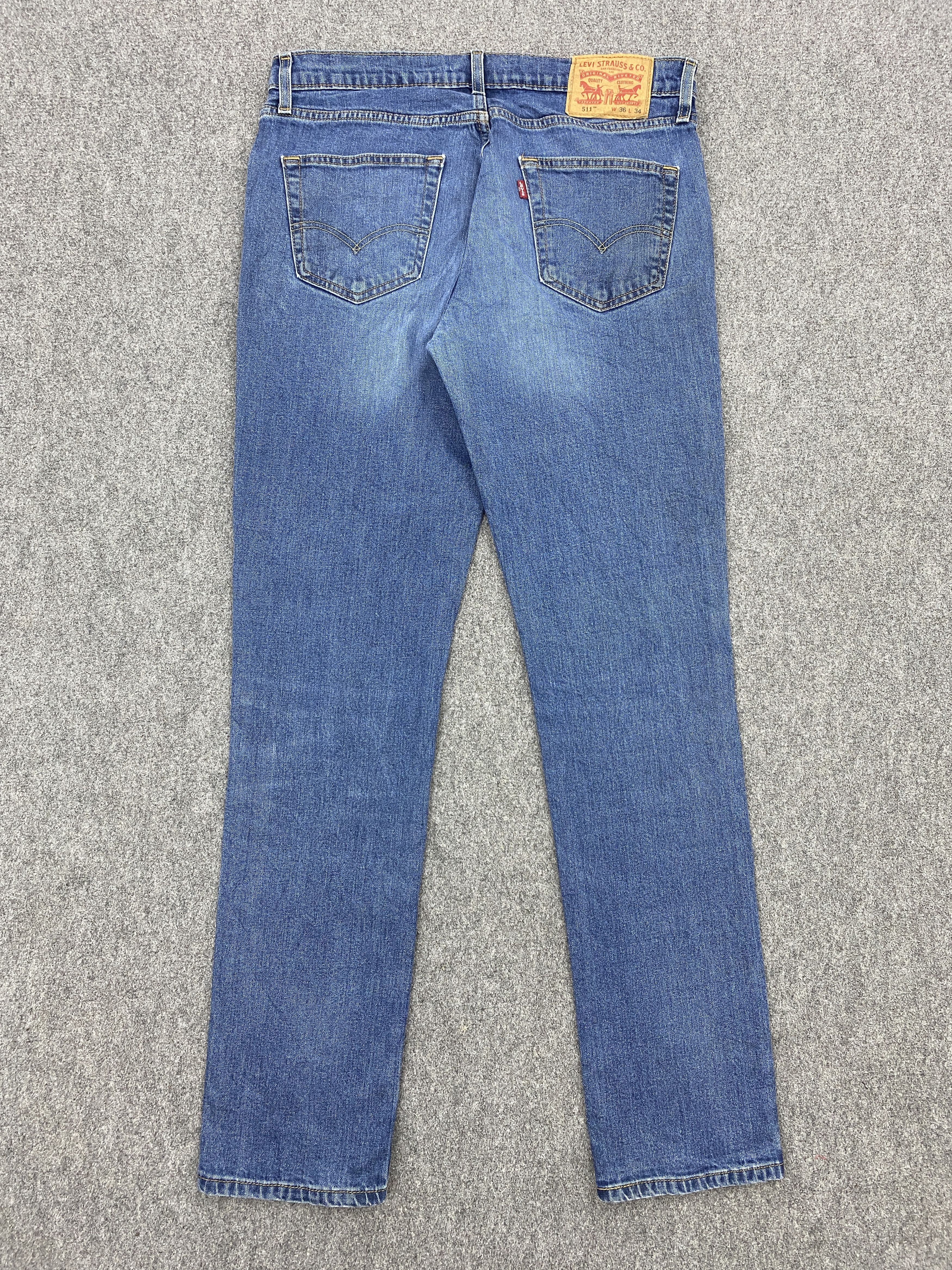 Levi's Vintage Levis 511 Slim Fit Denim DP2676 Size US 33 - 3 Thumbnail