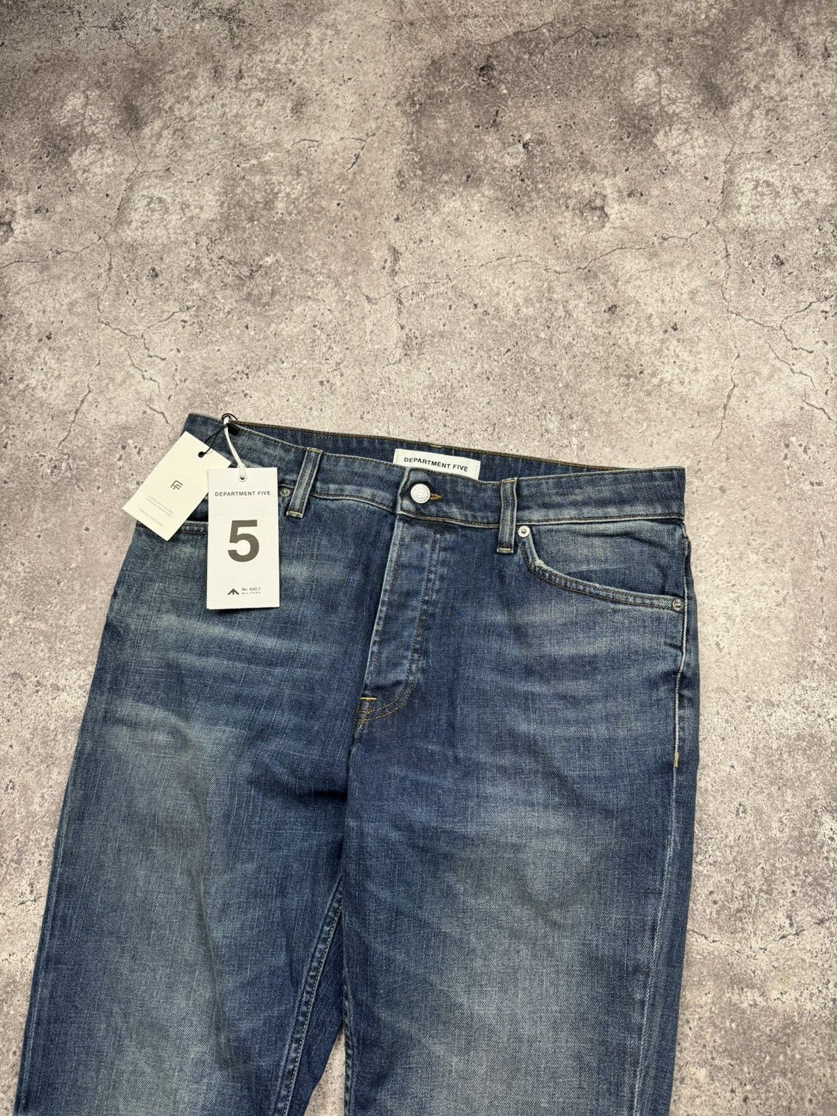 DEPARTMENT5 DEPARTMENT FIVE DRAKE DENIM DISTRESSED Y2K JEANS NEW❗️ Size US 33 - 4 Thumbnail