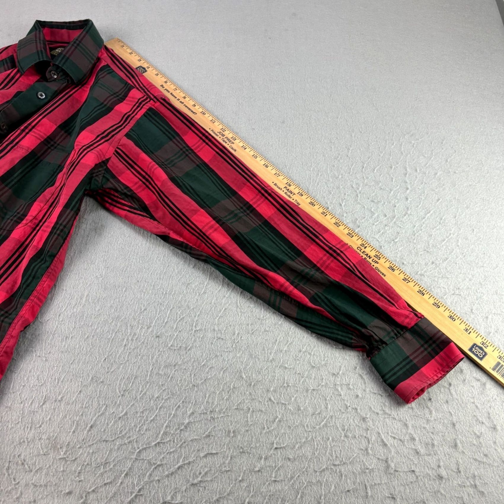 Vintage Gitman Bros Shirt Mens XL Red Plaid Button-Up Long Sleeve Casual Mens Regular Fit USA Made Size US XL / EU 56 / 4 - 6 Thumbnail