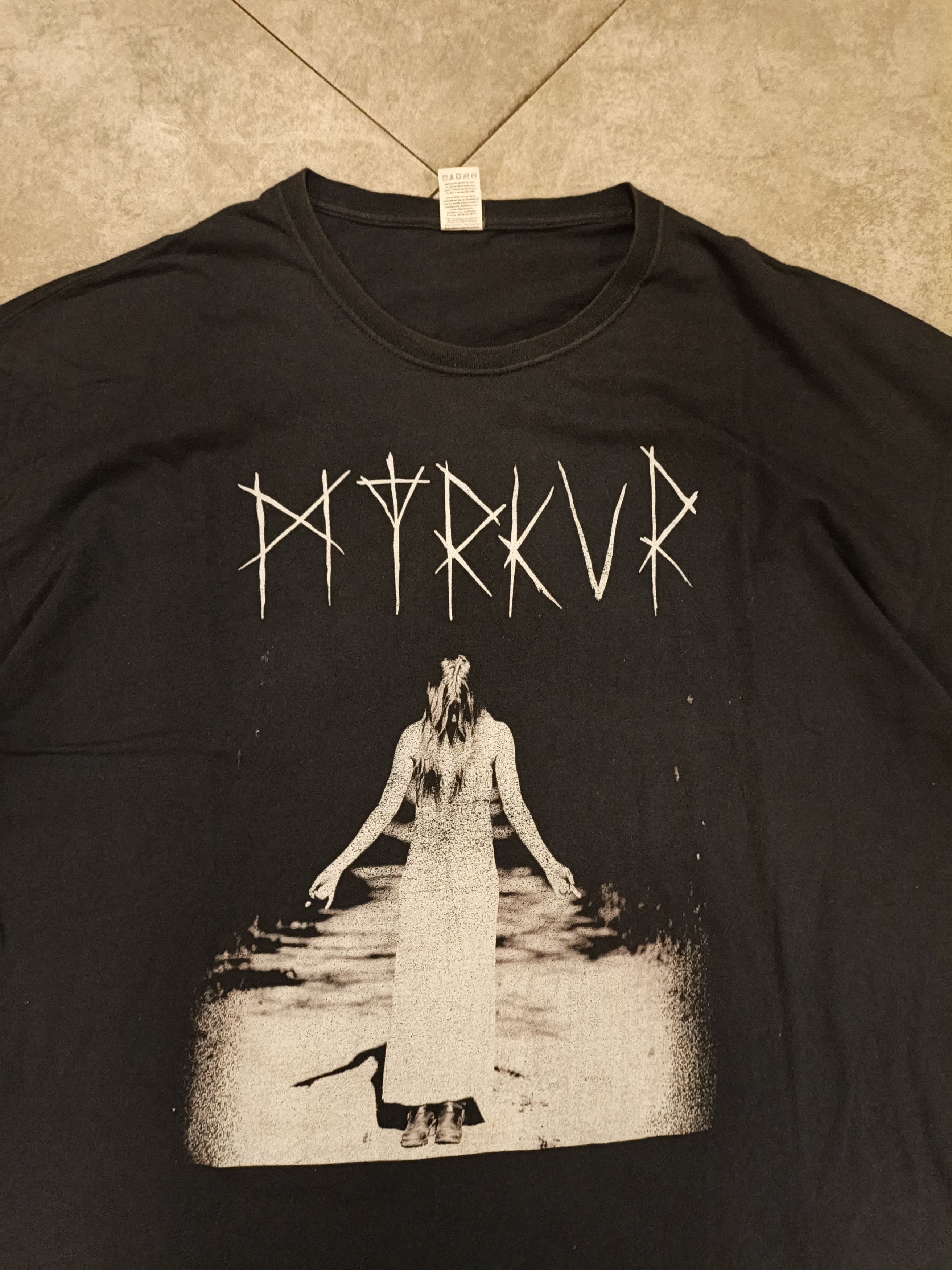 Band Tees Myrkur Band Tee – Dark Ritual Artwork – Rare Band Merch Size US XXL / EU 58 / 5 - 2 Thumbnail
