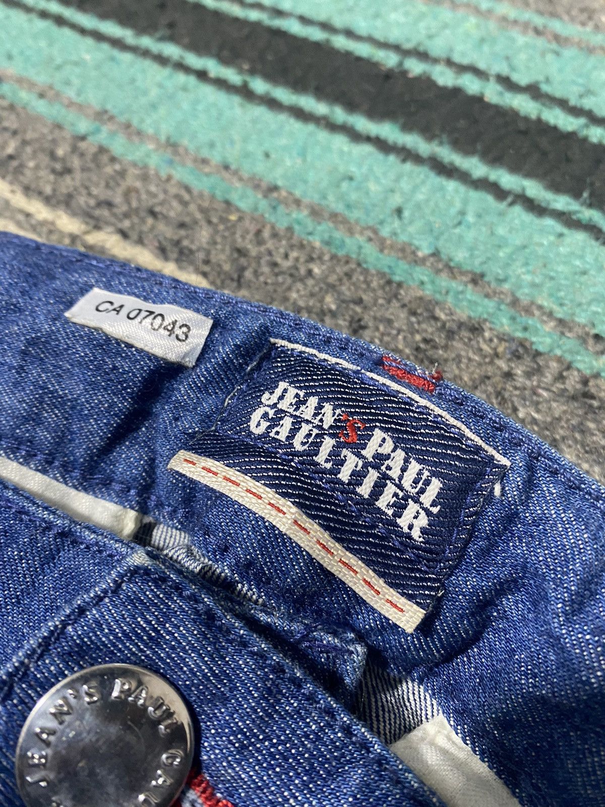 Jean Paul Gaultier Jean Paul Gaultier Selvedge Sideline Denim Pants Size US 33 - 7 Thumbnail