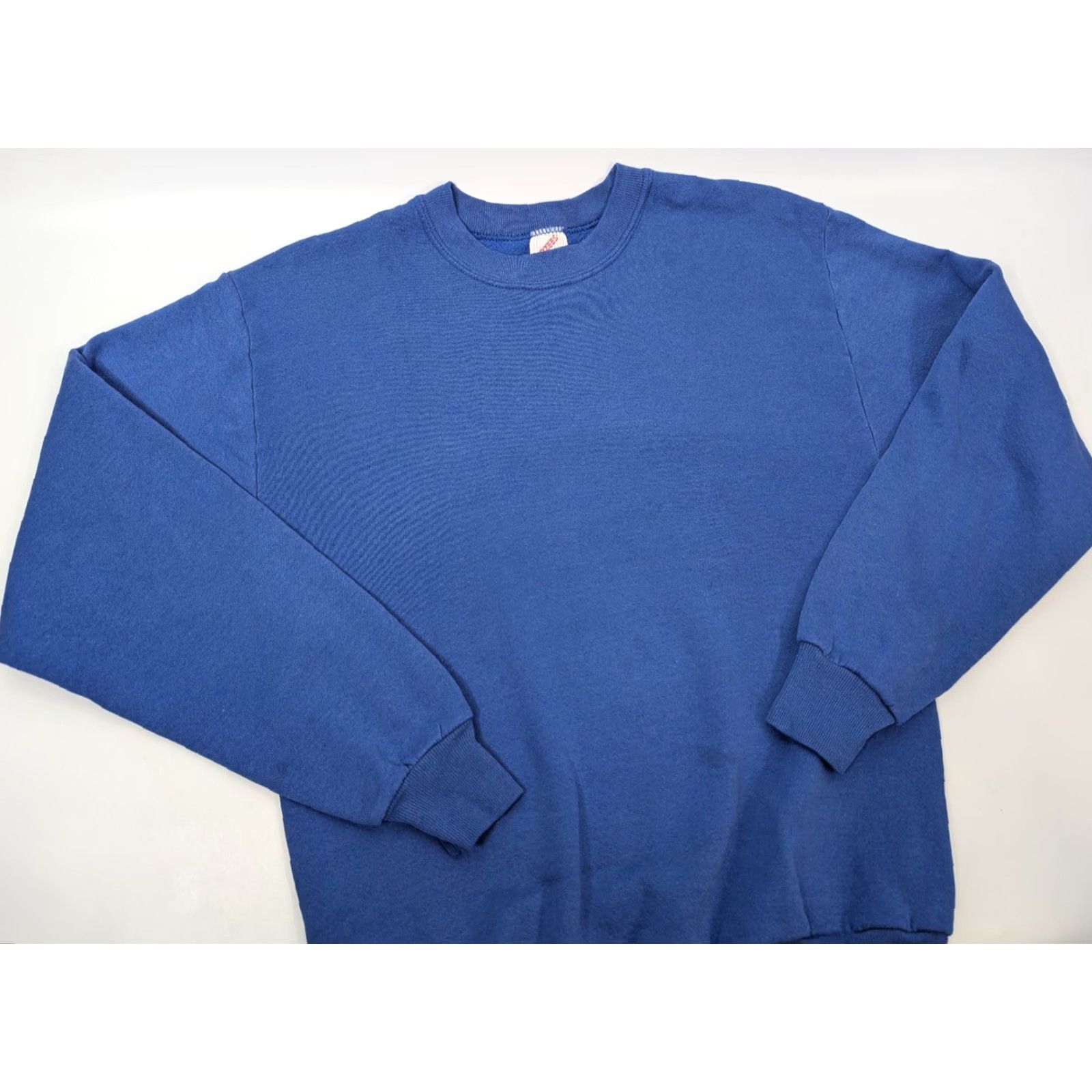 Jerzees VINTAGE Jerzees Crewneck Sweatshirt Blue USA Made 90s Size M Unisex Adults Pullover Crew Neck Cotton Polyester Fleece Size US M / EU 48-50 / 2 - 2 Thumbnail