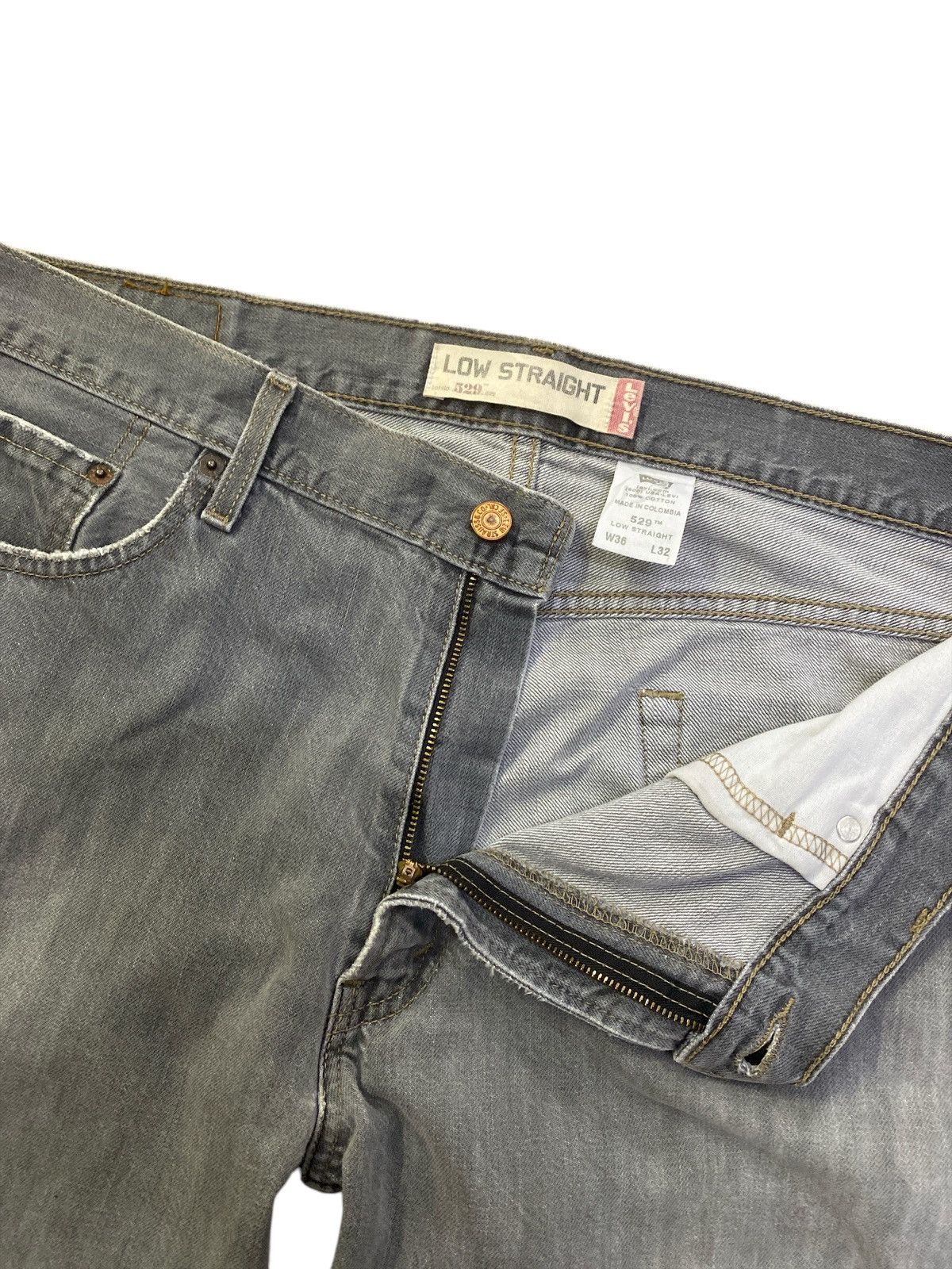 Levi's × Levi's Vintage Clothing × Vintage Vintage Levi’s 529 Low Straight Denim Size US 38 / EU 54 - 8 Thumbnail