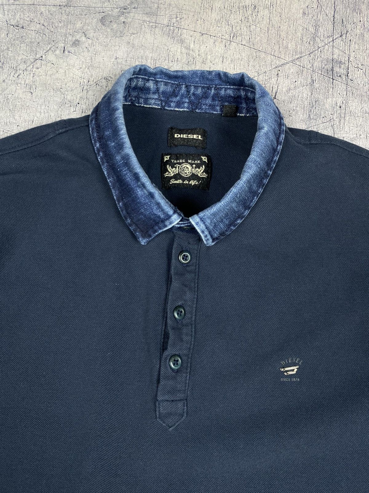 Diesel Vintage Diesel Designer Polo Shirt Size M Size US M / EU 48-50 / 2 - 5 Thumbnail