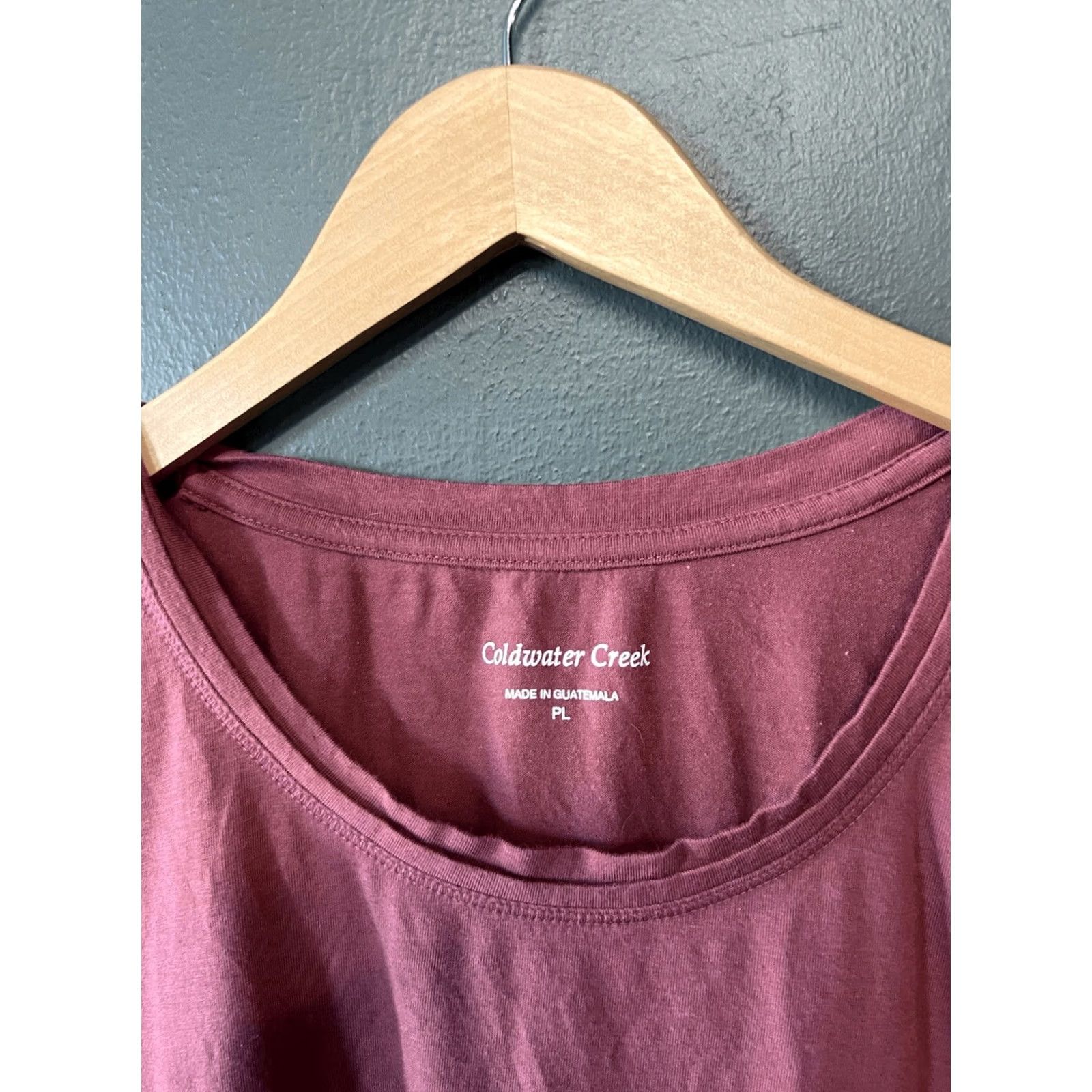 Coldwater Creek Coldwater Creek Red Petite Womens Basic Shirt Size L / US 10 / IT 46 - 3 Thumbnail