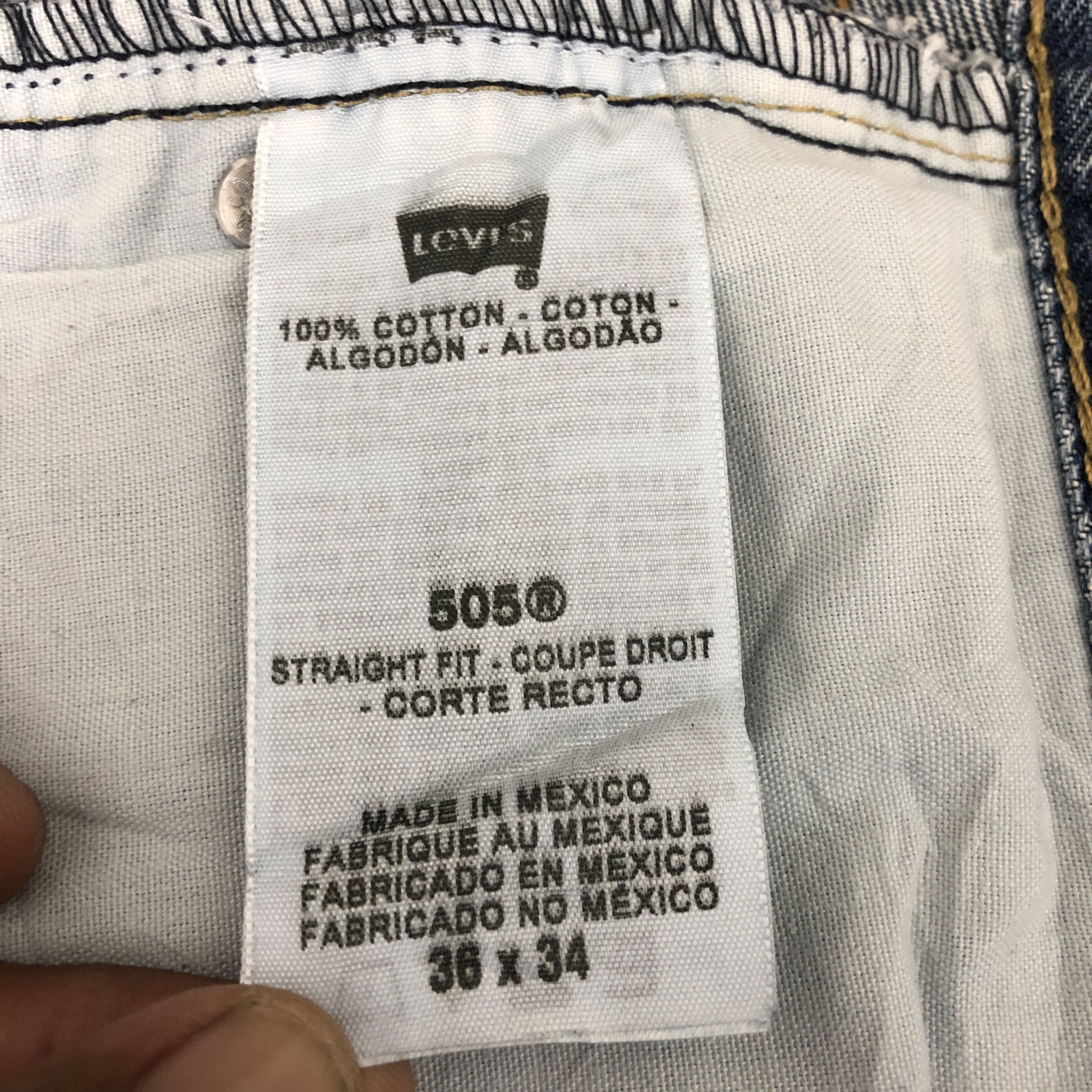 Levi's Vintage Levis 505 Light Wash Jeans Levi's Stonewash Denim Size US 36 / EU 52 - 6 Thumbnail