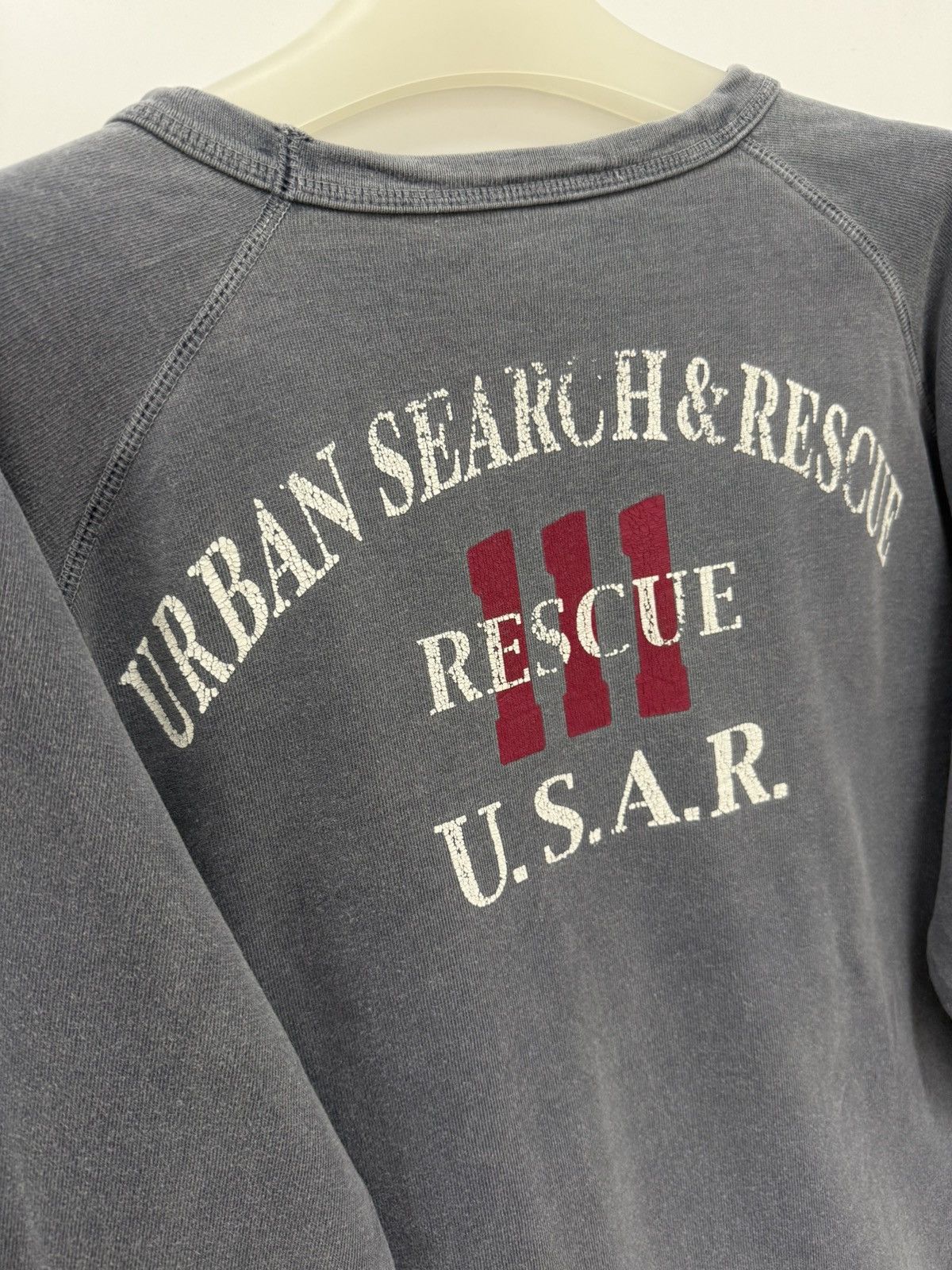 Japanese Brand 🔥 Vintage Dyed Distressed U.S.A.R roundneck Sweatshirt Size US M / EU 48-50 / 2 - 9 Thumbnail