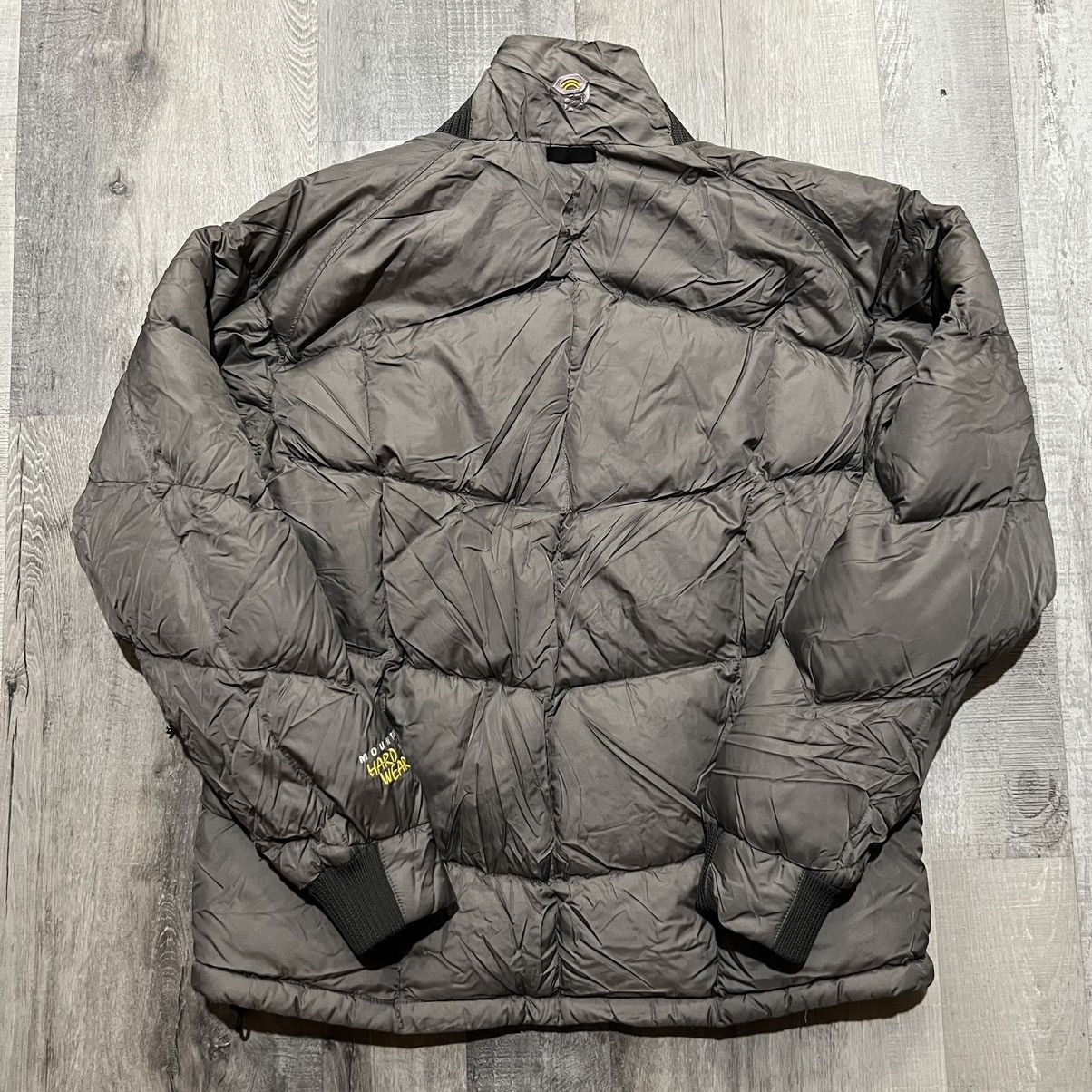 Mountain Hardwear Mountain Hardwear Grey Full Zip Feather Down Puffer Jacket Size L / US 10 / IT 46 - 3 Thumbnail