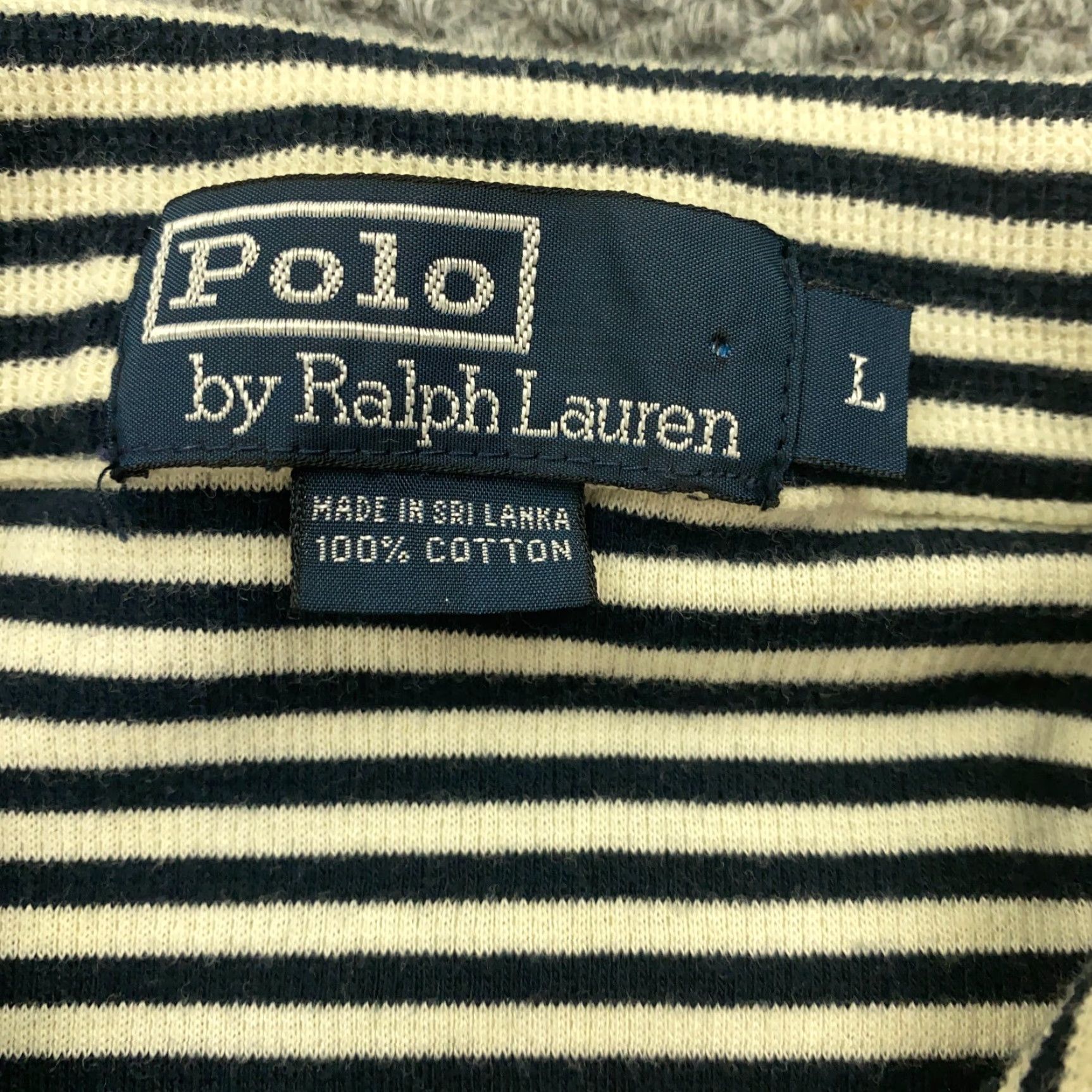 Polo Ralph Lauren VINTAGE Polo Ralph Lauren Shirt Mens XL Blue White Striped Pony Pocket Preppy Polo Shirt Sets Vintage Size US XL / EU 56 / 4 - 5 Thumbnail
