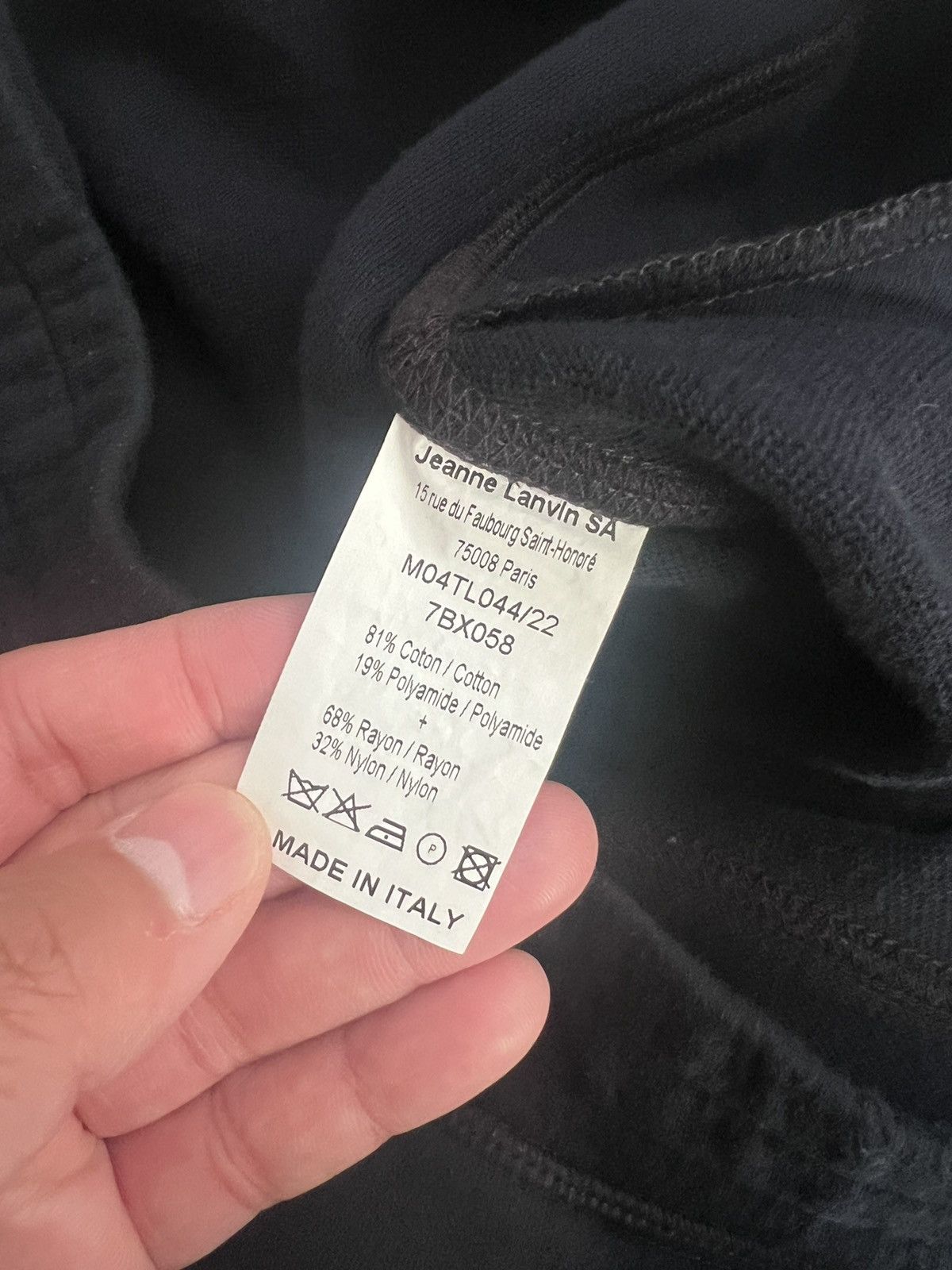 Lanvin Lanvin Navy Sweatpants Sz XL Size US 38 / EU 54 - 5 Thumbnail