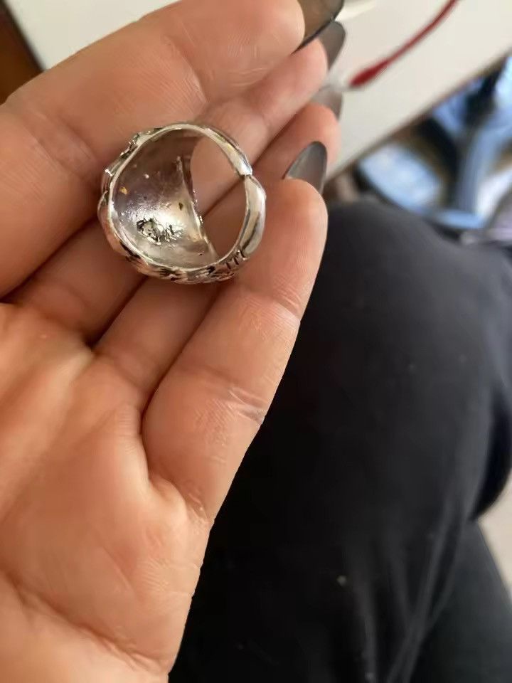 Jewelry Red Devil Eyes Resizeable Ring Size ONE SIZE - 6 Thumbnail