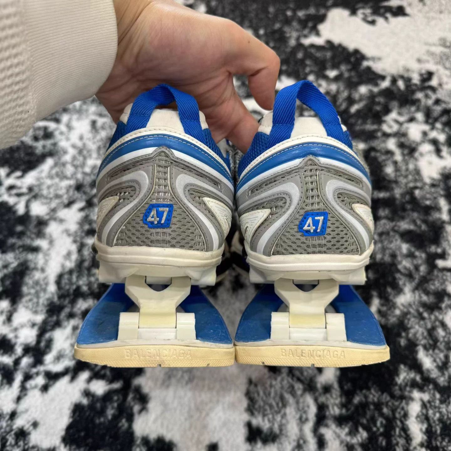 Balenciaga Balenciaga X-Pander Blue Distressed 47 Sneakers Size US 14 / EU 47 - 5 Thumbnail