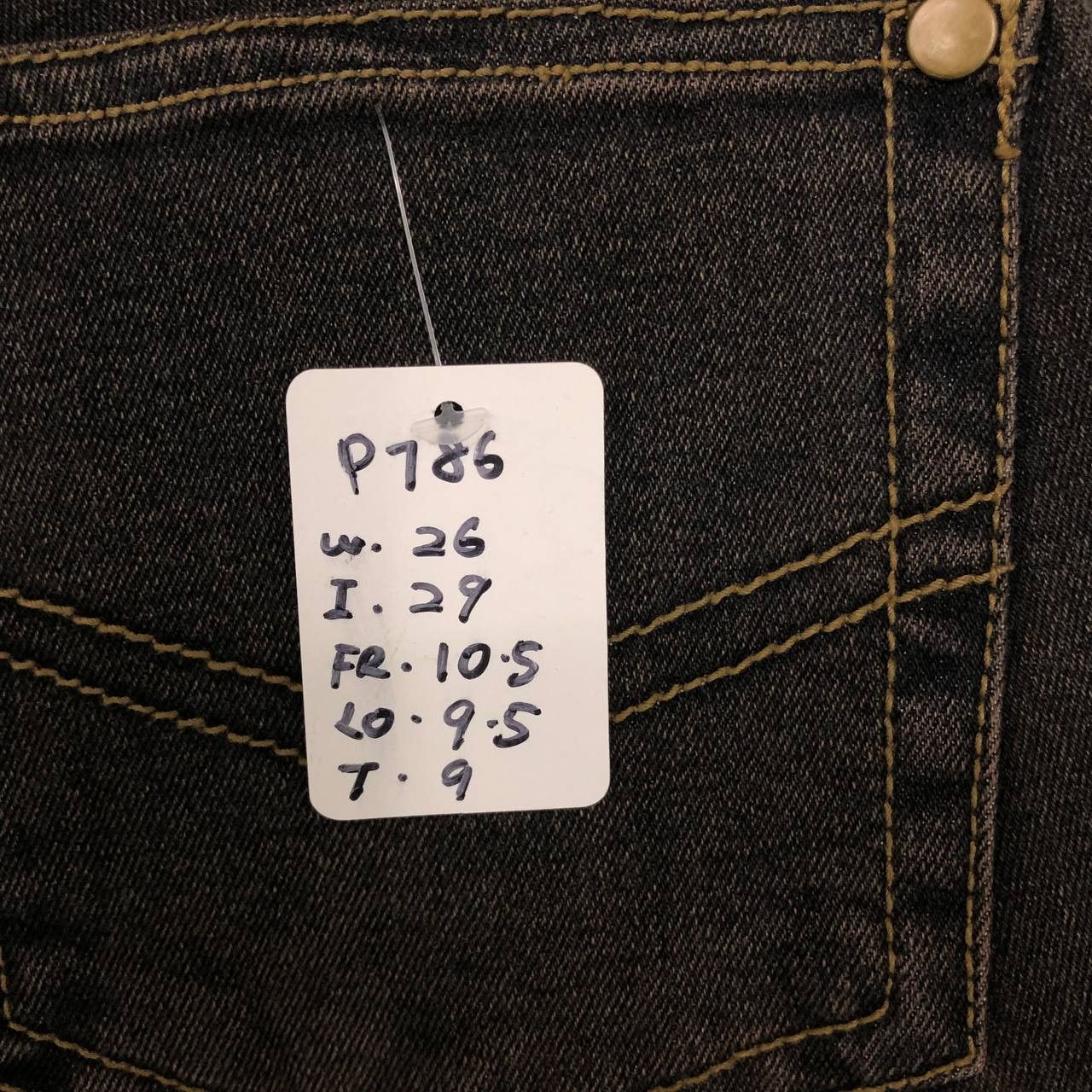 Japanese Brand P786 JAPAN GAVI DI GAVI RUSTY FLARED JEANS Size US 26 / EU 42 - 10 Thumbnail