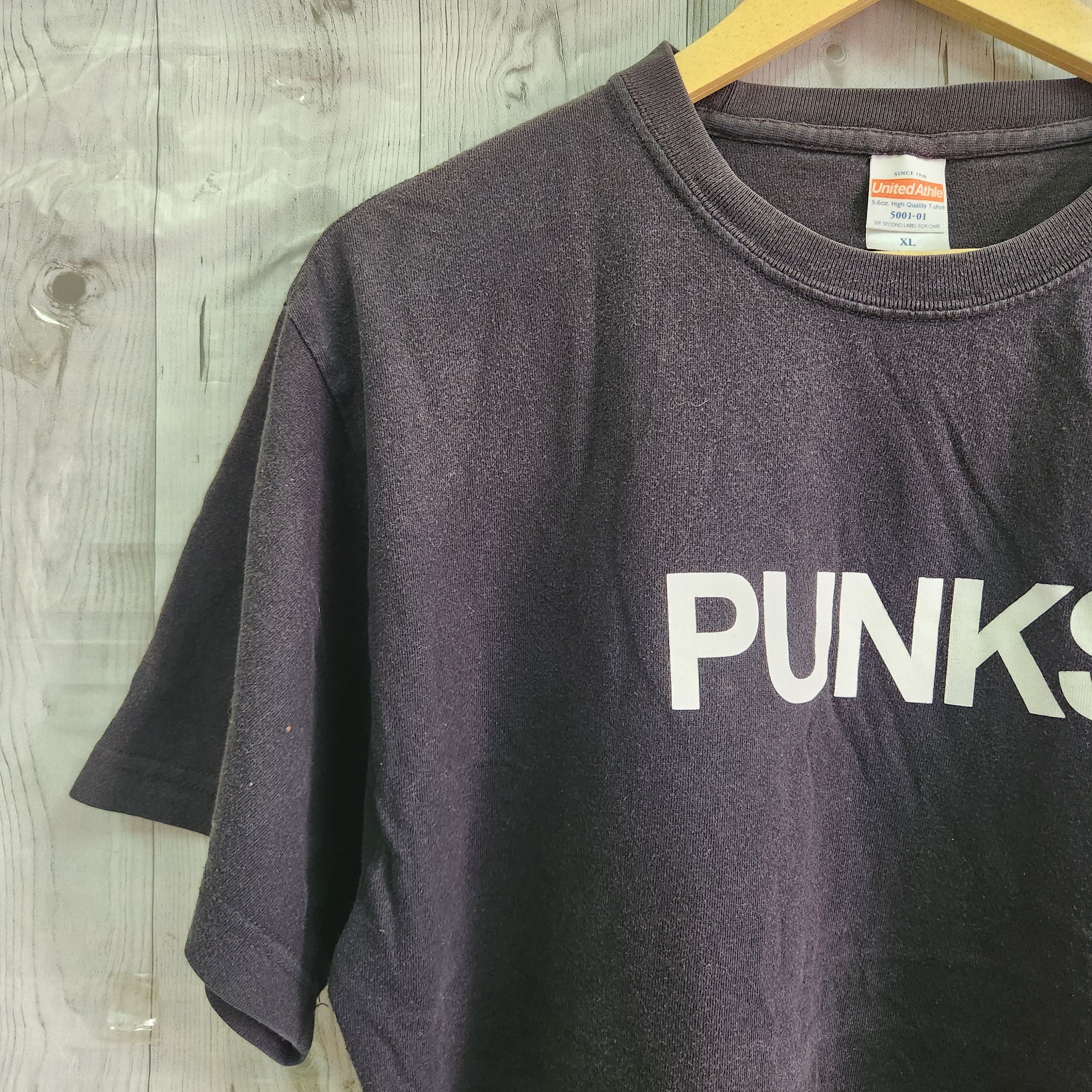 Japanese Brand Punks Japanese Black Tees Size US L / EU 52-54 / 3 - 3 Thumbnail