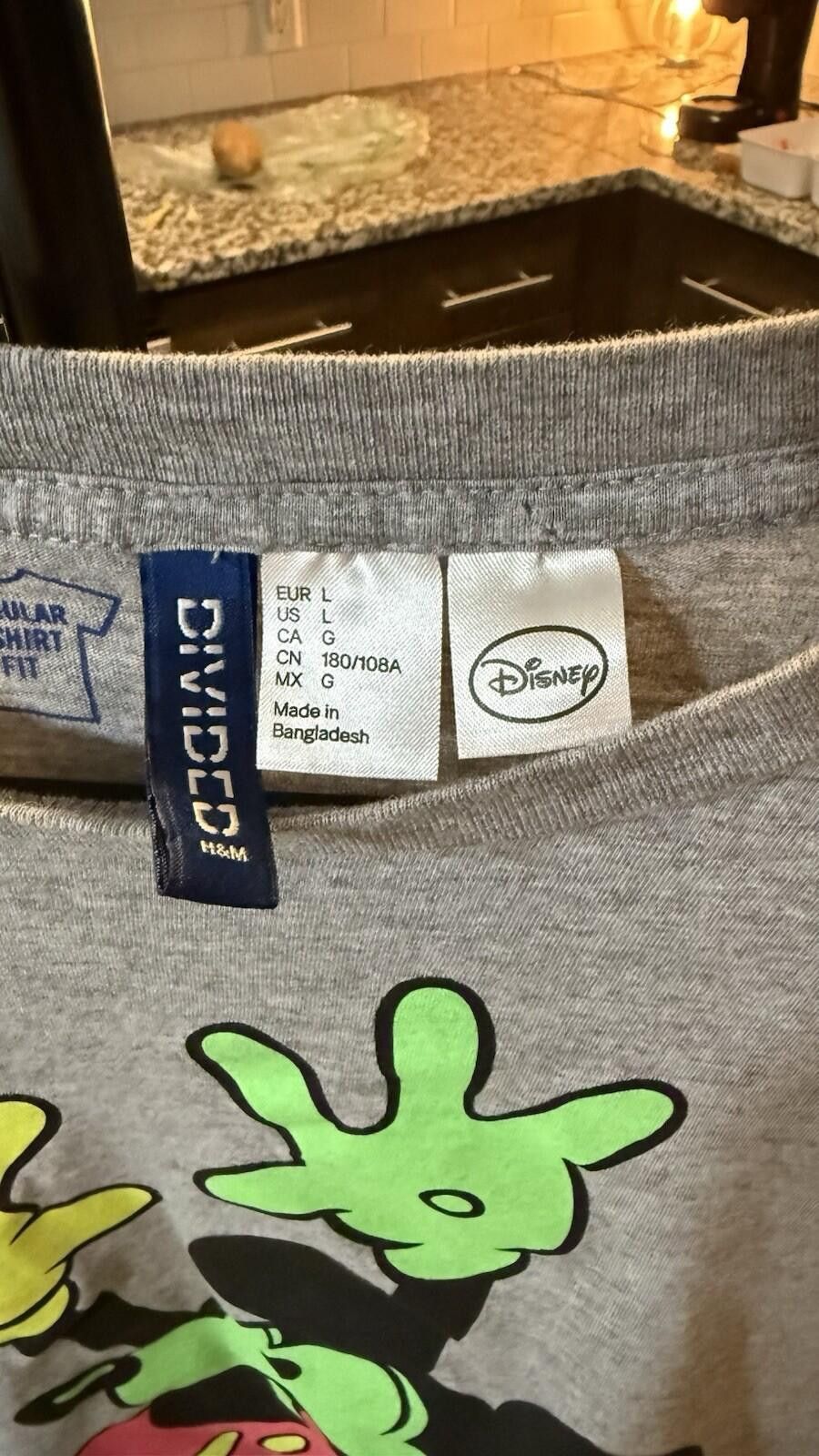 H&M H&M DIVIDED MICKEY MOUSE Gray Large Size US L / EU 52-54 / 3 - 4 Thumbnail